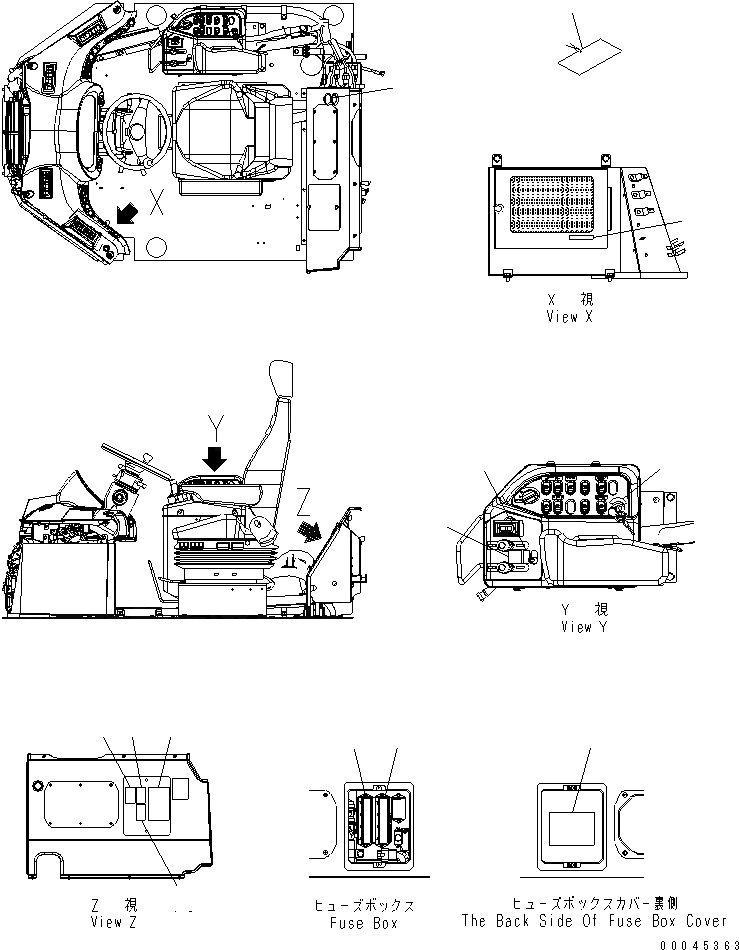 Схема запчастей Komatsu WA380-6 - МАРКИРОВКА (ДЛЯ ЕС) (ТУРЦИЯ) (/)(№-) МАРКИРОВКА