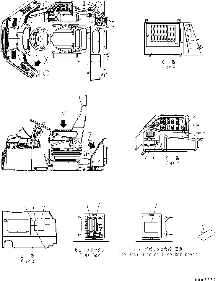 Схема запчастей Komatsu WA380-6 - МАРКИРОВКА (АНГЛ.) (PICTORIAL) (ДЛЯ ДОПОЛН. ФИЛЬТР.) (/)(№-) МАРКИРОВКА