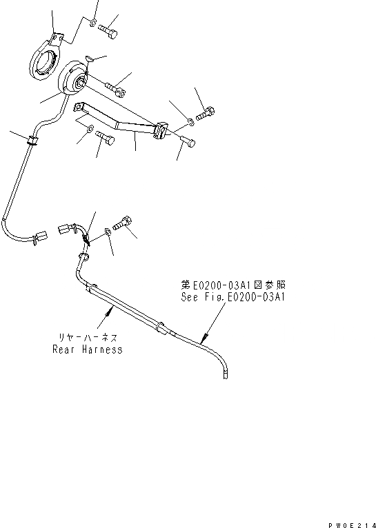 Схема запчастей Komatsu WA380-5 - POTENTIONER ЭЛЕКТРИКА
