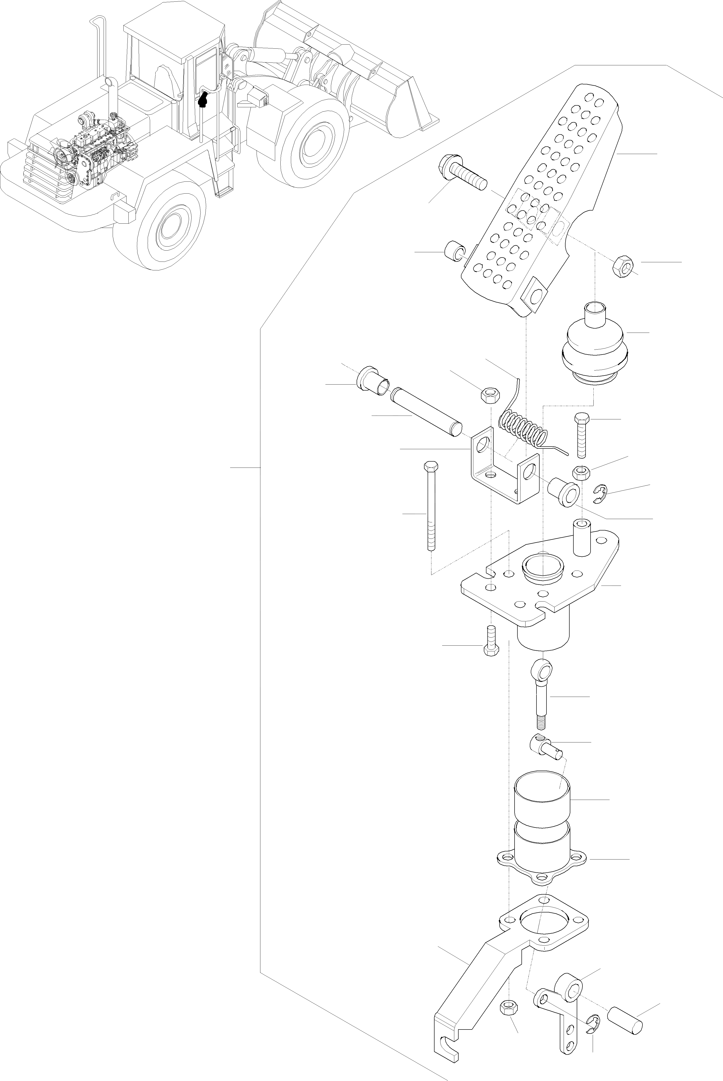 Схема запчастей Komatsu WA380-3 active - УПРАВЛ-Е ДВИГАТЕЛЕМ ДВИГАТЕЛЬ, КРЕПЛЕНИЕ ДВИГАТЕЛЯ