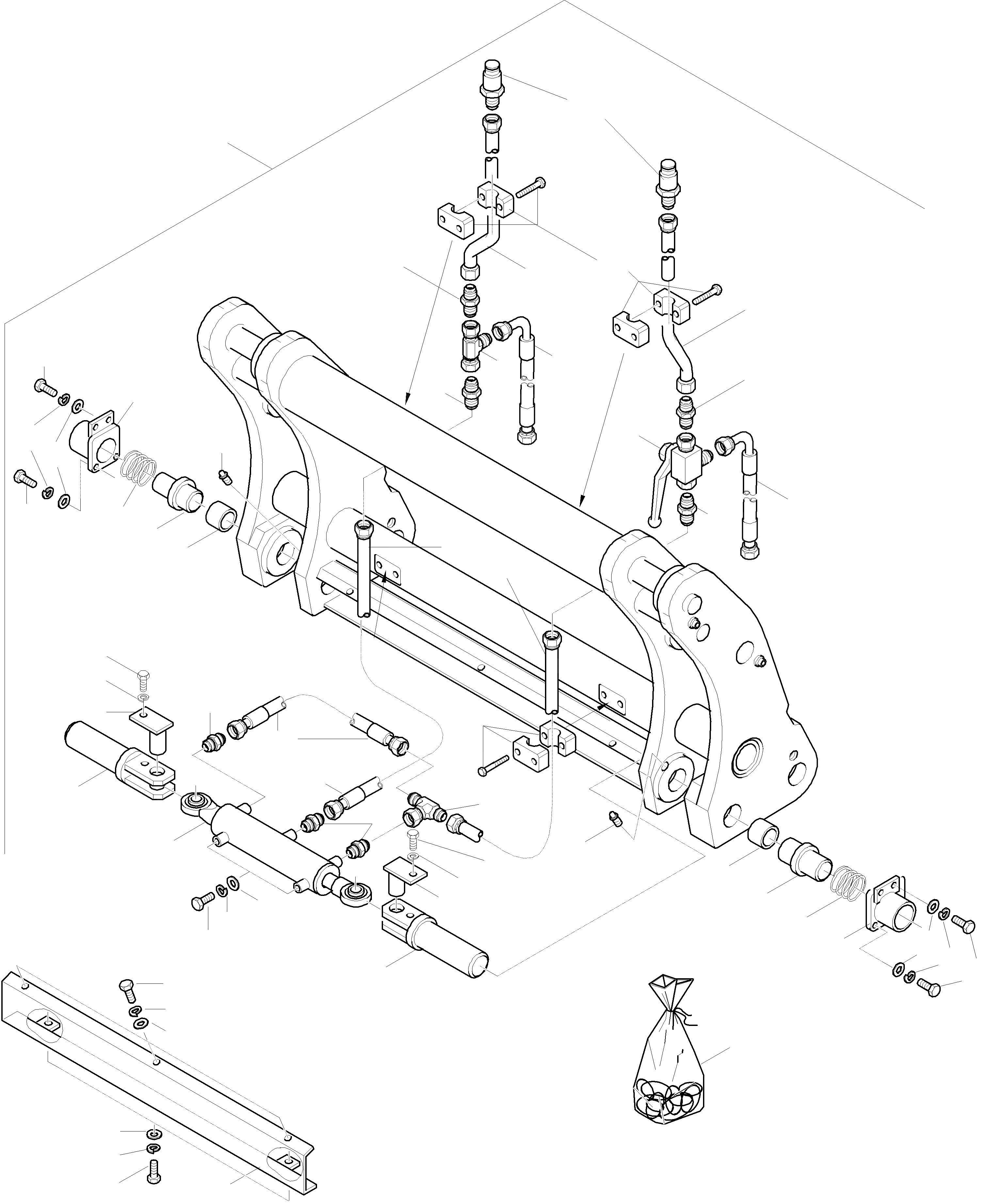 Схема запчастей Komatsu WA380-3 active - QUICK CHANGE DEVICE, СПЕЦ. ОБОРУД-Е ОБОРУД-Е