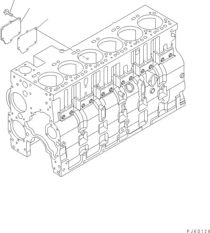 Схема запчастей Komatsu WA380-5 - САПУН КРЫШКА(БЛОК ЦИЛИНДРОВ)(№8-) AA ДВИГАТЕЛЬ