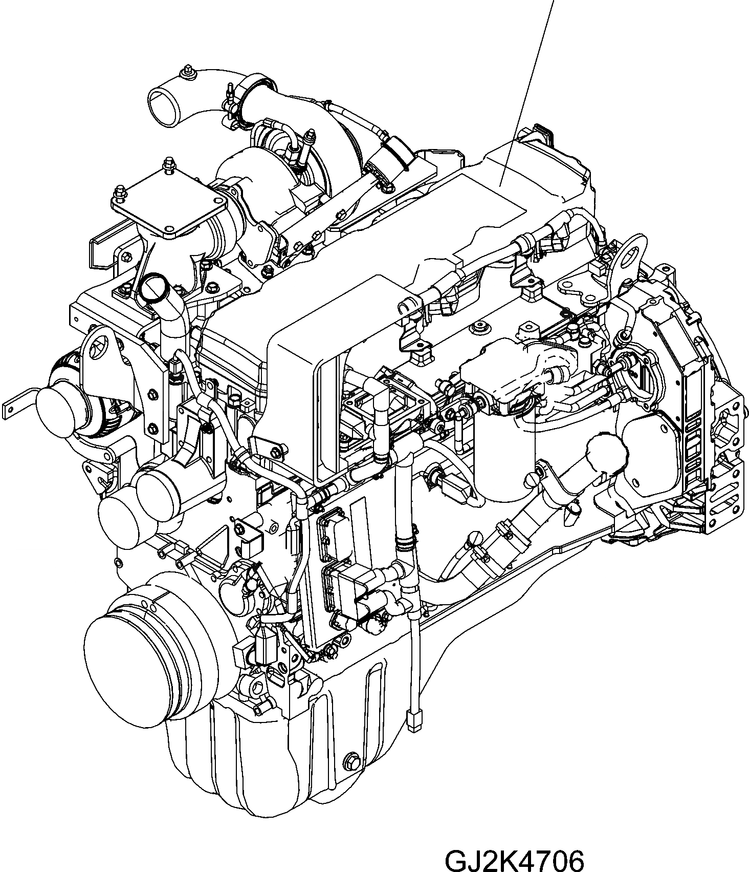 Схема запчастей Komatsu WA380-6 - DIESEL ДВИГАТЕЛЬ AA ДВИГАТЕЛЬ