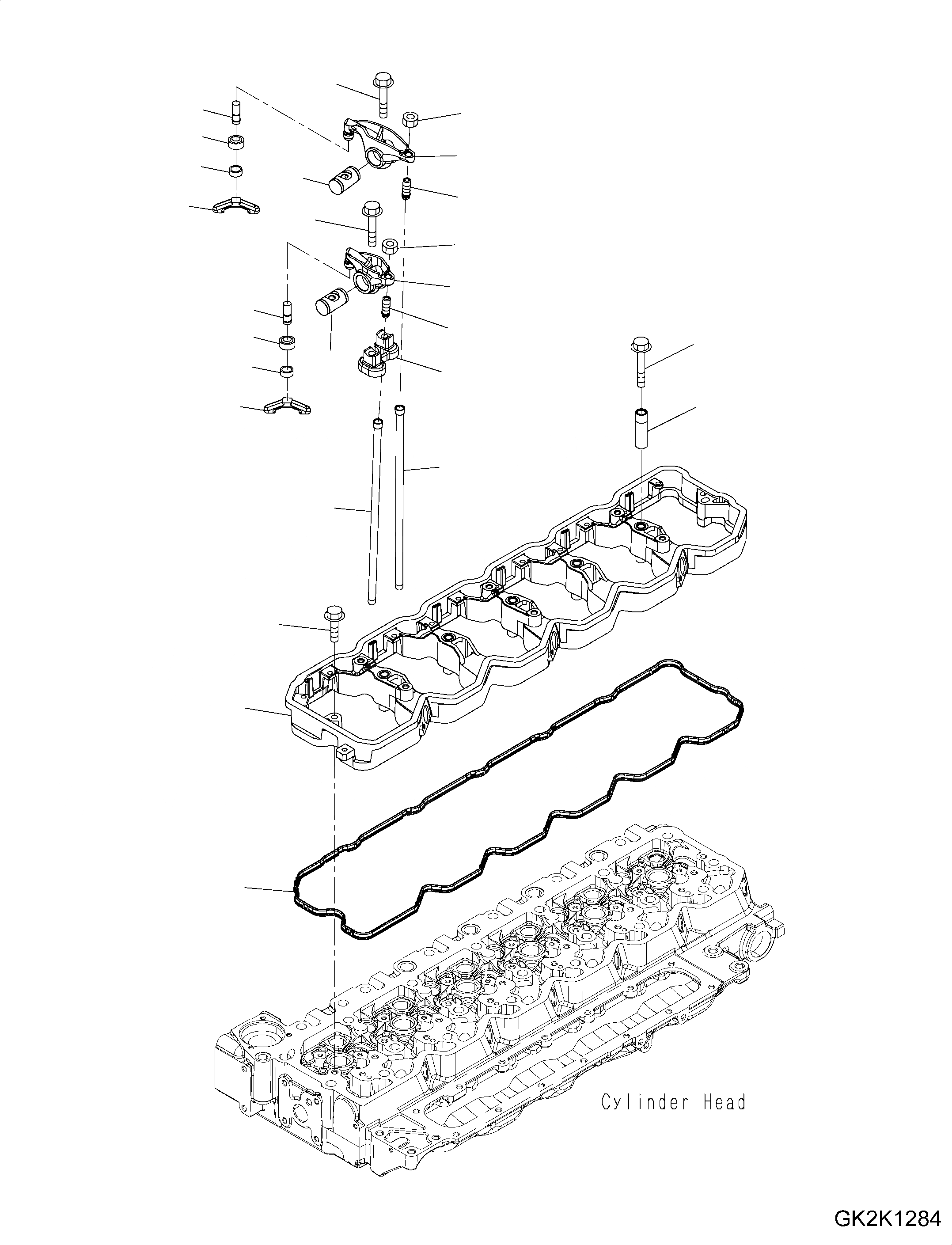 Схема запчастей Komatsu WA380-6 - РЫЧАГ КОРОМЫСЛА (ESN 9-UP) AA ДВИГАТЕЛЬ