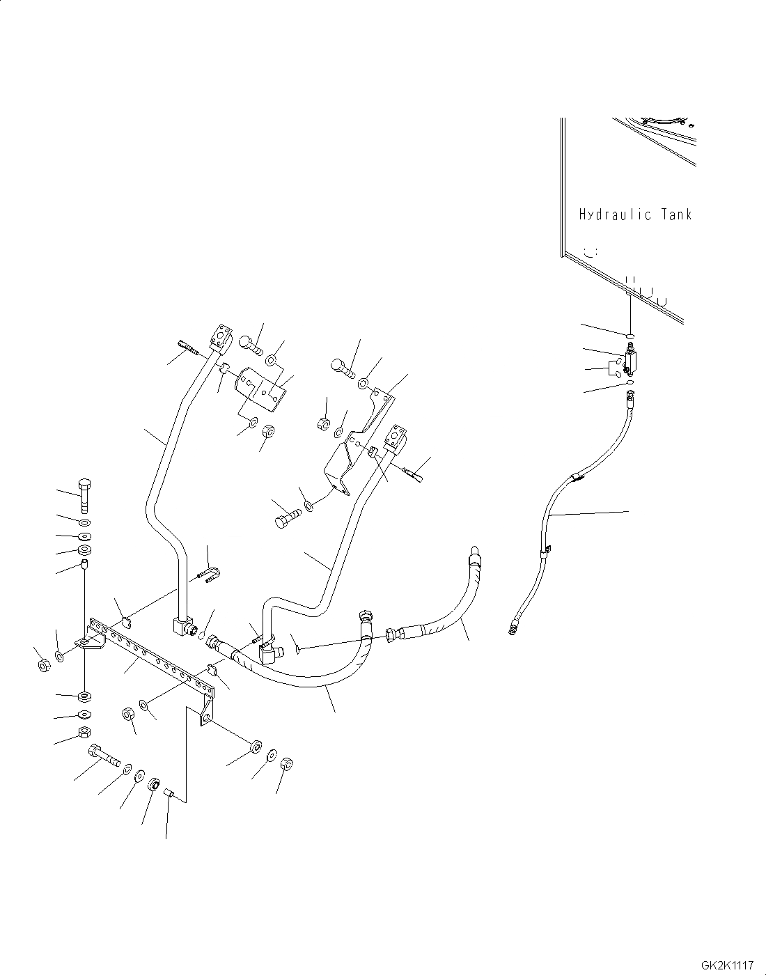 Схема запчастей Komatsu WA380-6 - ГИДРОЛИНИЯ ( СЕКЦ. EPC) (НАВЕСН. ОБОРУД ТРУБЫ И ЭЛЕМЕНТЫ КРЕПЛЕНИЯ) H ГИДРАВЛИКА