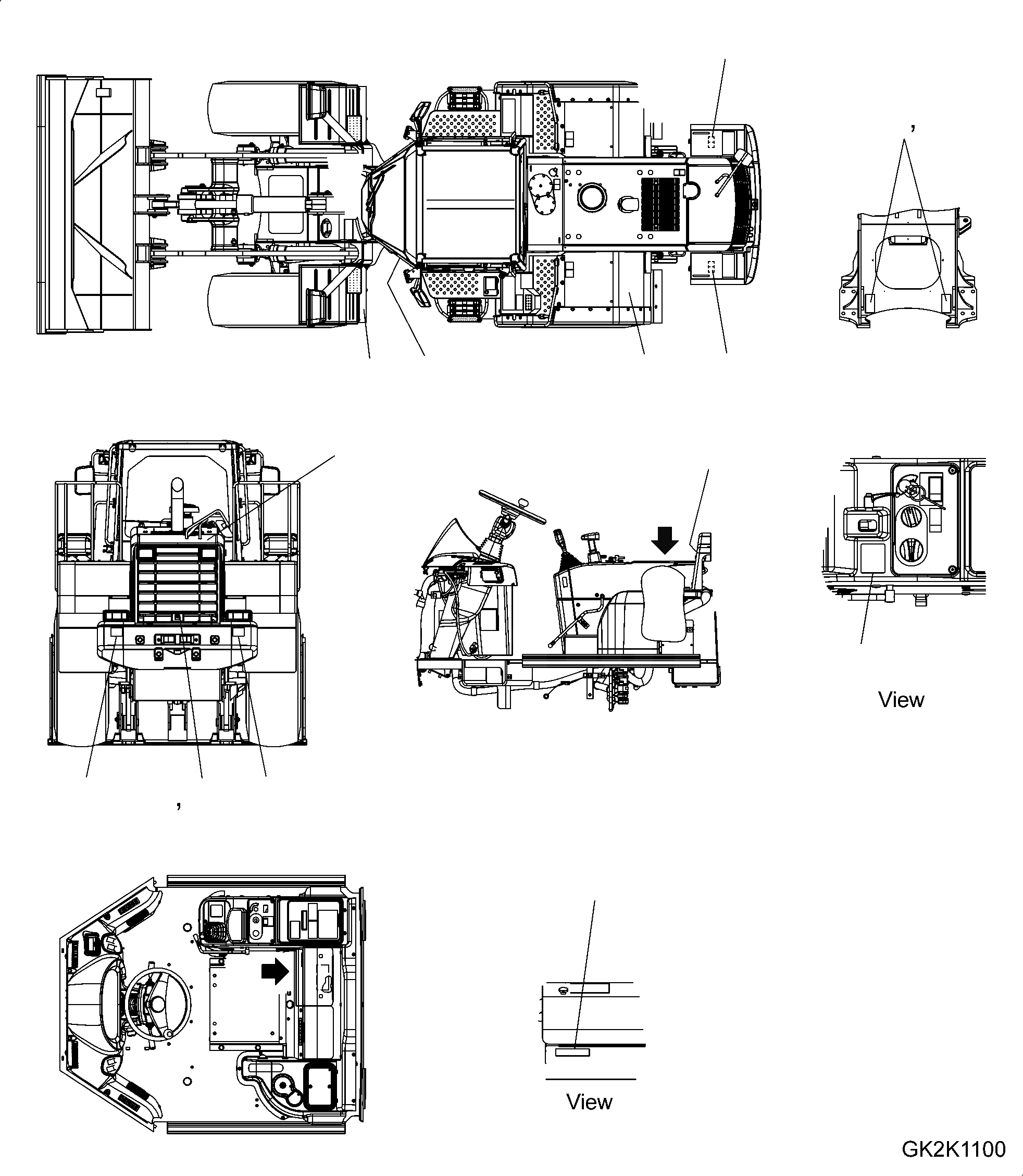 Схема запчастей Komatsu WA380-6 - ТАБЛИЧКИ COMMON ЧАСТИ (/) U МАРКИРОВКА