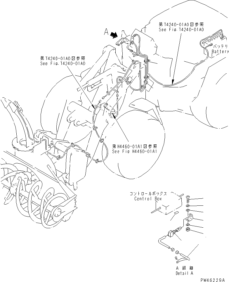 Схема запчастей Komatsu WA40-3-X - ЭЛЕКТРИКА (SNOW FLYER ЛИНИЯ) ЭЛЕКТРИКА