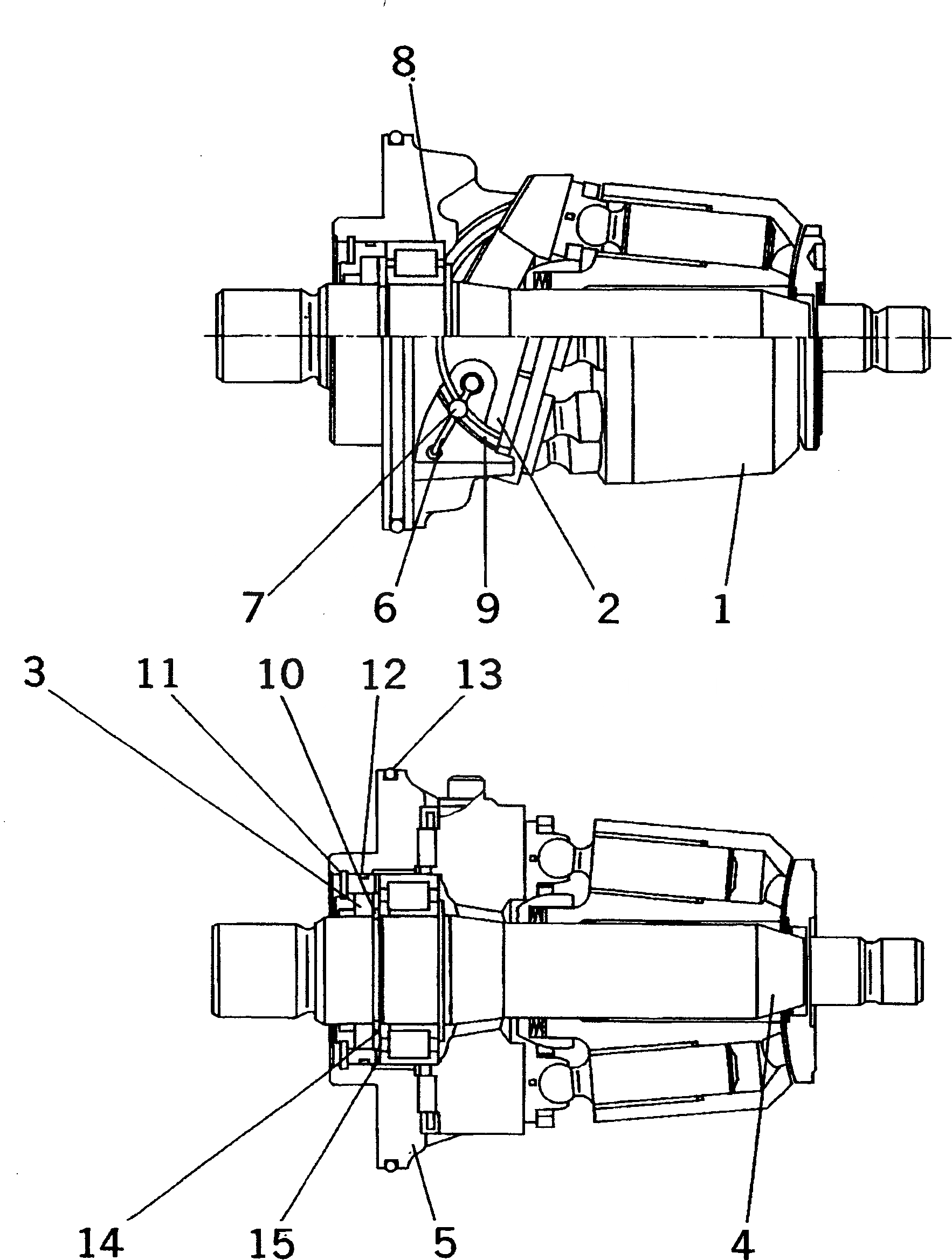 Схема запчастей Komatsu WA40-3-X - ОСНОВН. НАСОС (ПОРШЕНЬ НАСОС ВНУТР. ЧАСТИ) (ПОВОРОТН. ГРУППА)(№-) ОСНОВН. КОМПОНЕНТЫ И РЕМКОМПЛЕКТЫ