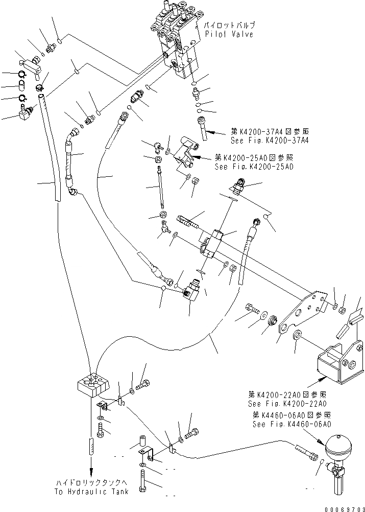 Схема запчастей Komatsu WA400-5 - ОСНОВН. КОНСТРУКЦИЯ (УПРАВЛЕНИЕ ПОГРУЗКОЙ) (КЛАПАН ОСТАНОВКИ) (ДЛЯ -SPPOL КЛАПАН) КАБИНА ОПЕРАТОРА И СИСТЕМА УПРАВЛЕНИЯ