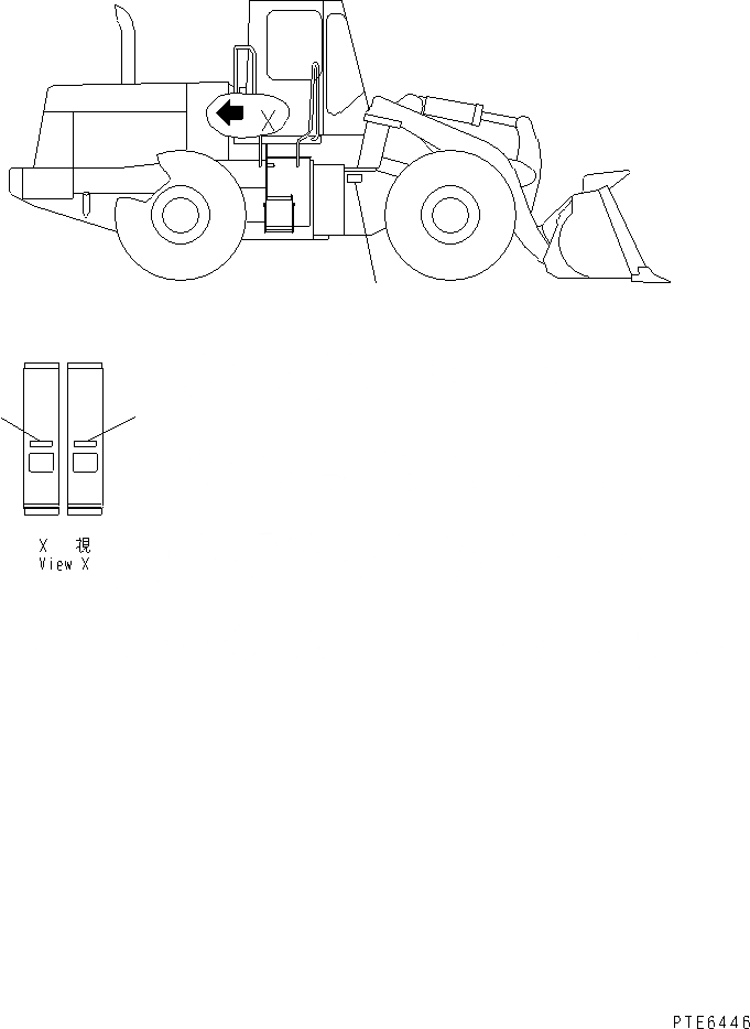 Схема запчастей Komatsu WA420-3CS - МАРКИРОВКА¤/ (АНГЛ.) МАРКИРОВКА