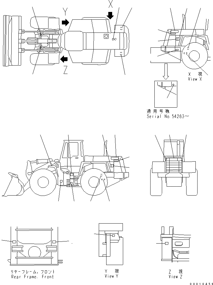 Схема запчастей Komatsu WA420-3 - МАРКИРОВКА (ИРАН)(№-) МАРКИРОВКА