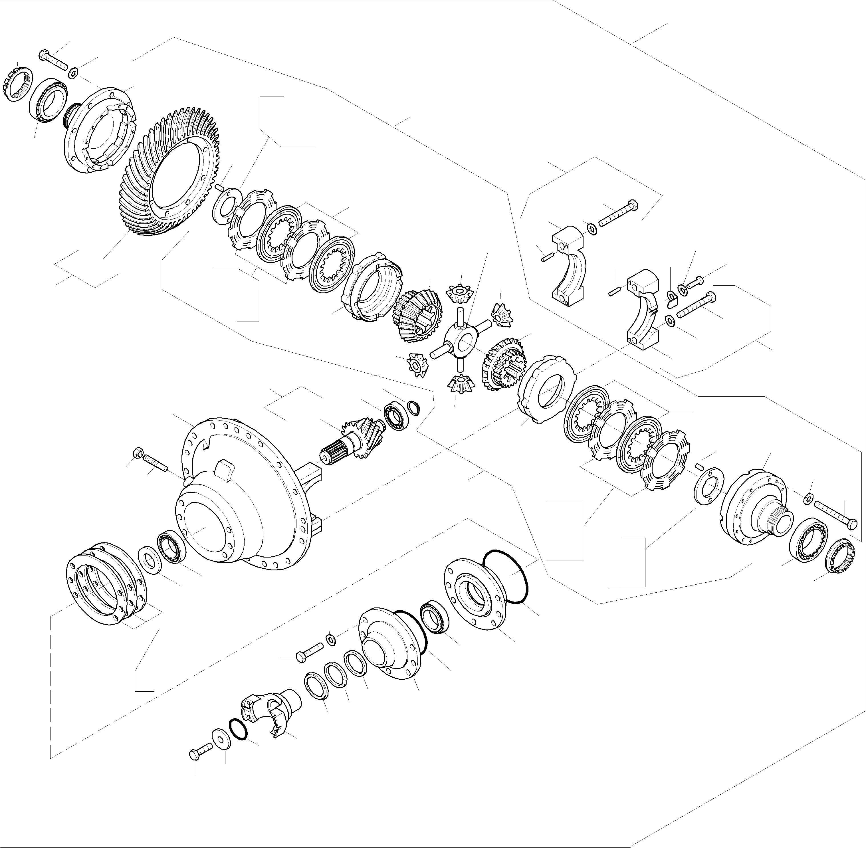 Схема запчастей Komatsu WA420-3 - МОСТ INSERT, ПЕРЕДНИЙ МОСТ С САМОБЛОКИР. ДИФФЕРЕНЦ. 8 ПЕРЕДНИЙ МОСТ