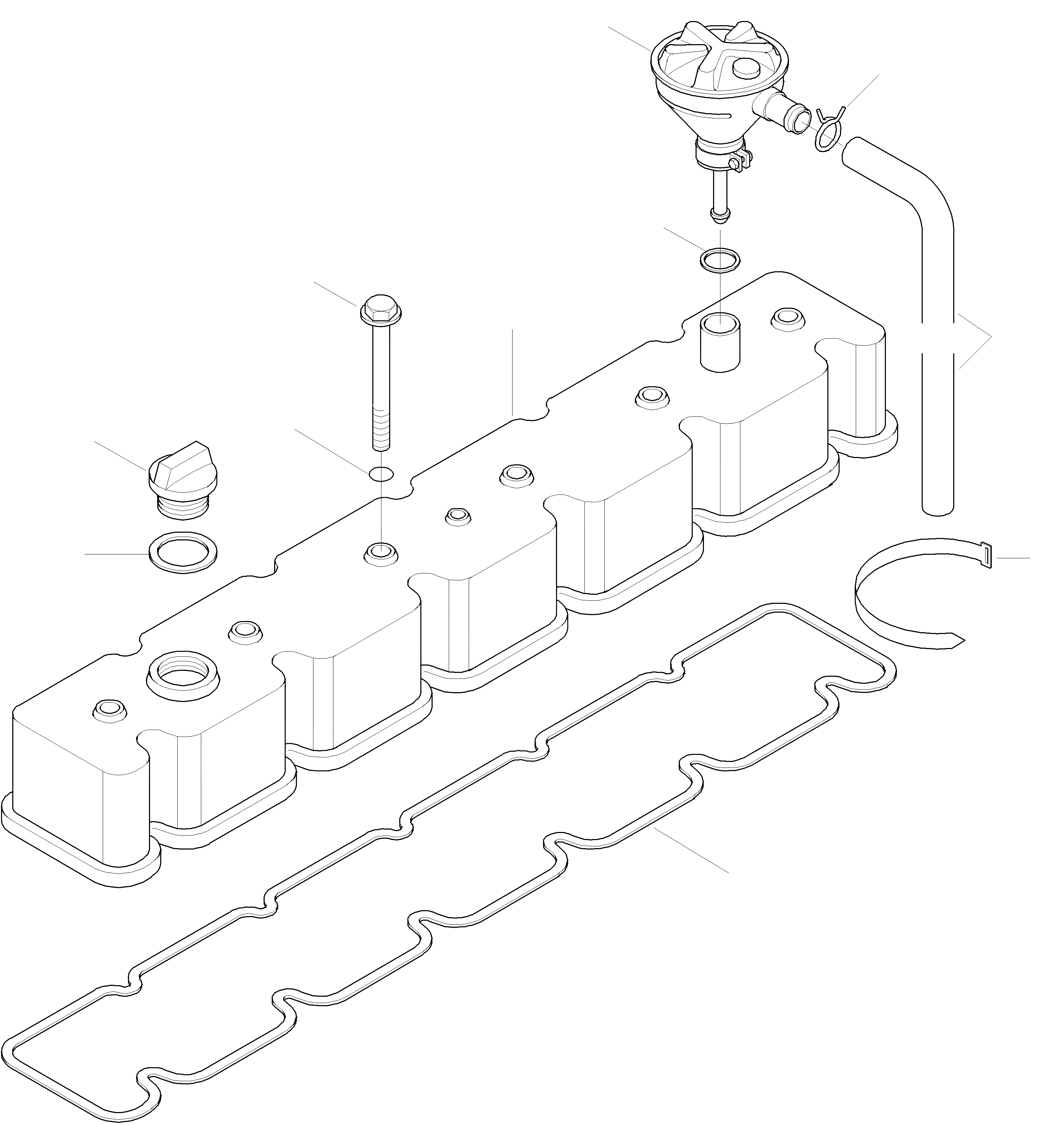 Схема запчастей Komatsu WA420-3 - ГОЛОВКА ЦИЛИНДРОВ COVER, ATTACHING ЧАСТИ ДВИГАТЕЛЬ, КРЕПЛЕНИЕ ДВИГАТЕЛЯ