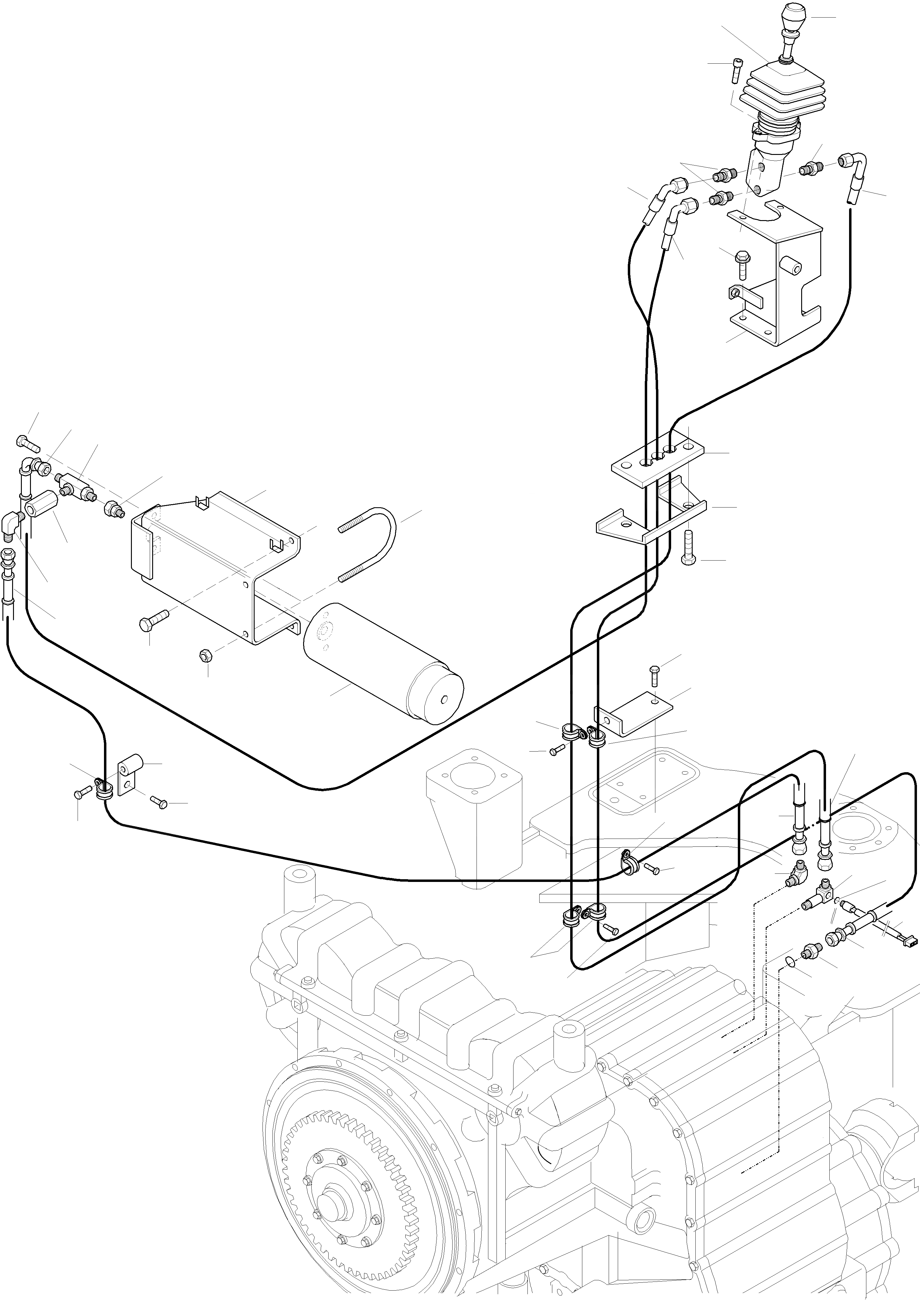 Схема запчастей Komatsu WA420-3 - HAND ТОРМОЗ. И OPERATING ASSEMBLY 9 ТОРМОЗ. СИСТЕМА