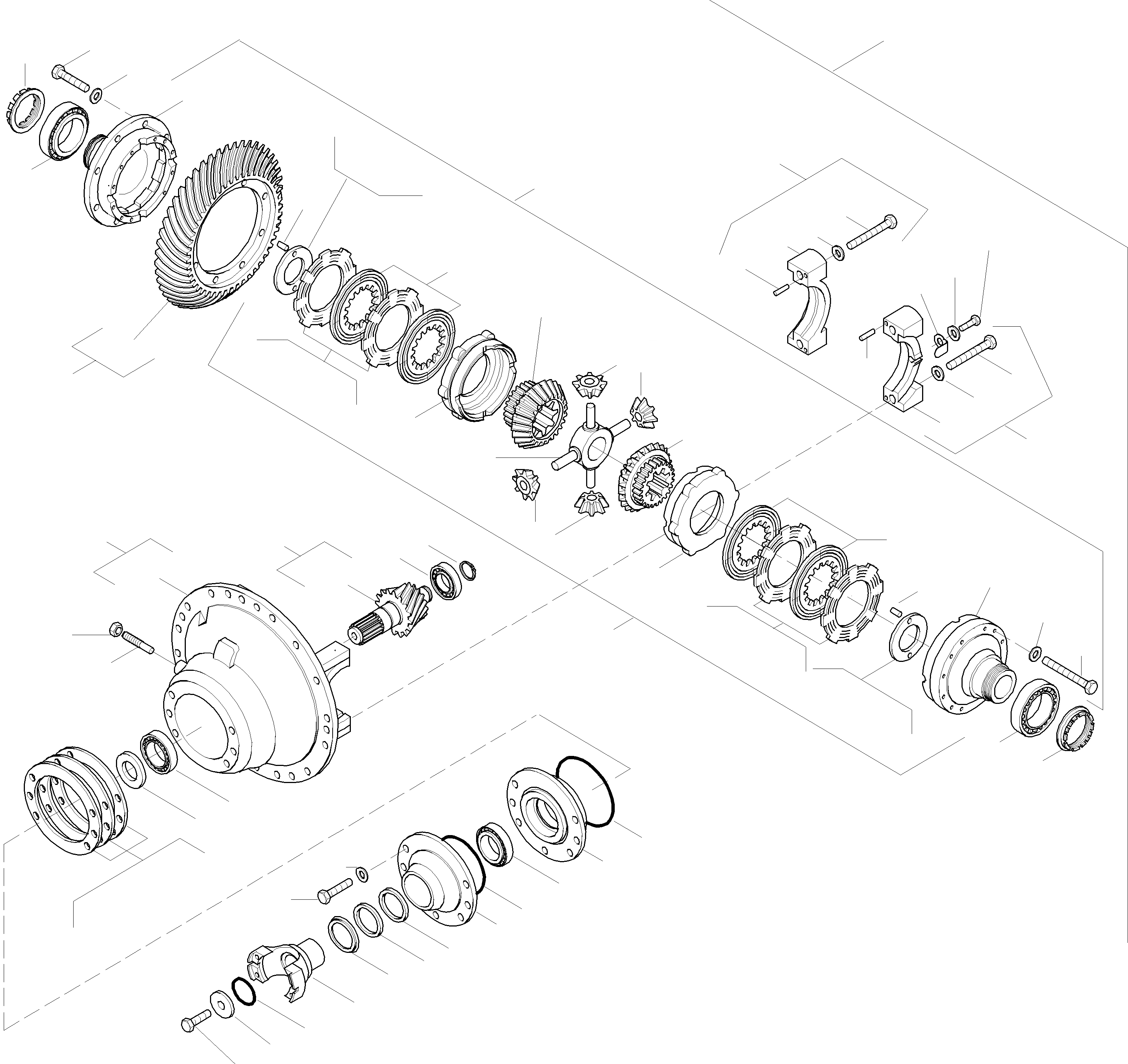 Схема запчастей Komatsu WA420-3 active - МОСТ INSERT, ПЕРЕДНИЙ МОСТ С САМОБЛОКИР. ДИФФЕРЕНЦ. 8 ПЕРЕДНИЙ МОСТ