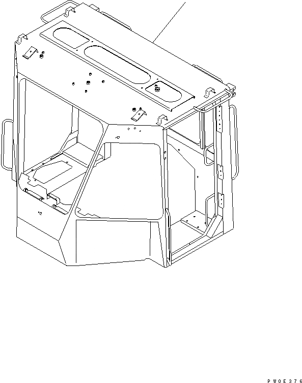 Схема запчастей Komatsu WA430-5-SN - КАБИНА ДЛЯ 2 ЧЕЛ. КАБИНА ОПЕРАТОРА И СИСТЕМА УПРАВЛЕНИЯ