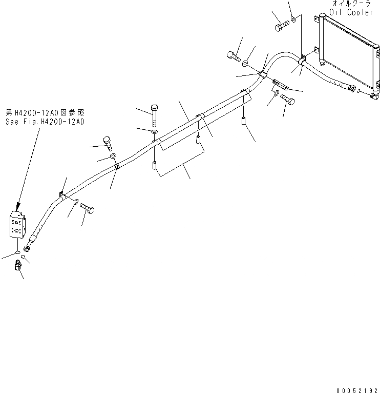 Схема запчастей Komatsu WA430-6 - ЛИНИЯ ОХЛАЖДЕНИЯ(№-) СИСТЕМА ОХЛАЖДЕНИЯ