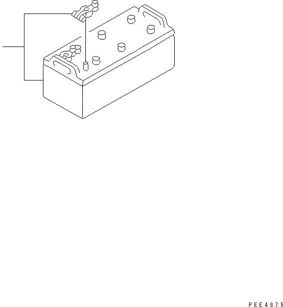 Схема запчастей Komatsu WA430-6 - АККУМУЛЯТОР(№-) ЭЛЕКТРИКА