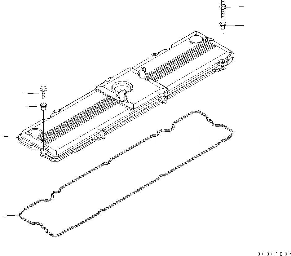 Схема запчастей Komatsu WA430-6E0 - КЛАПАН COVER AA ДВИГАТЕЛЬ