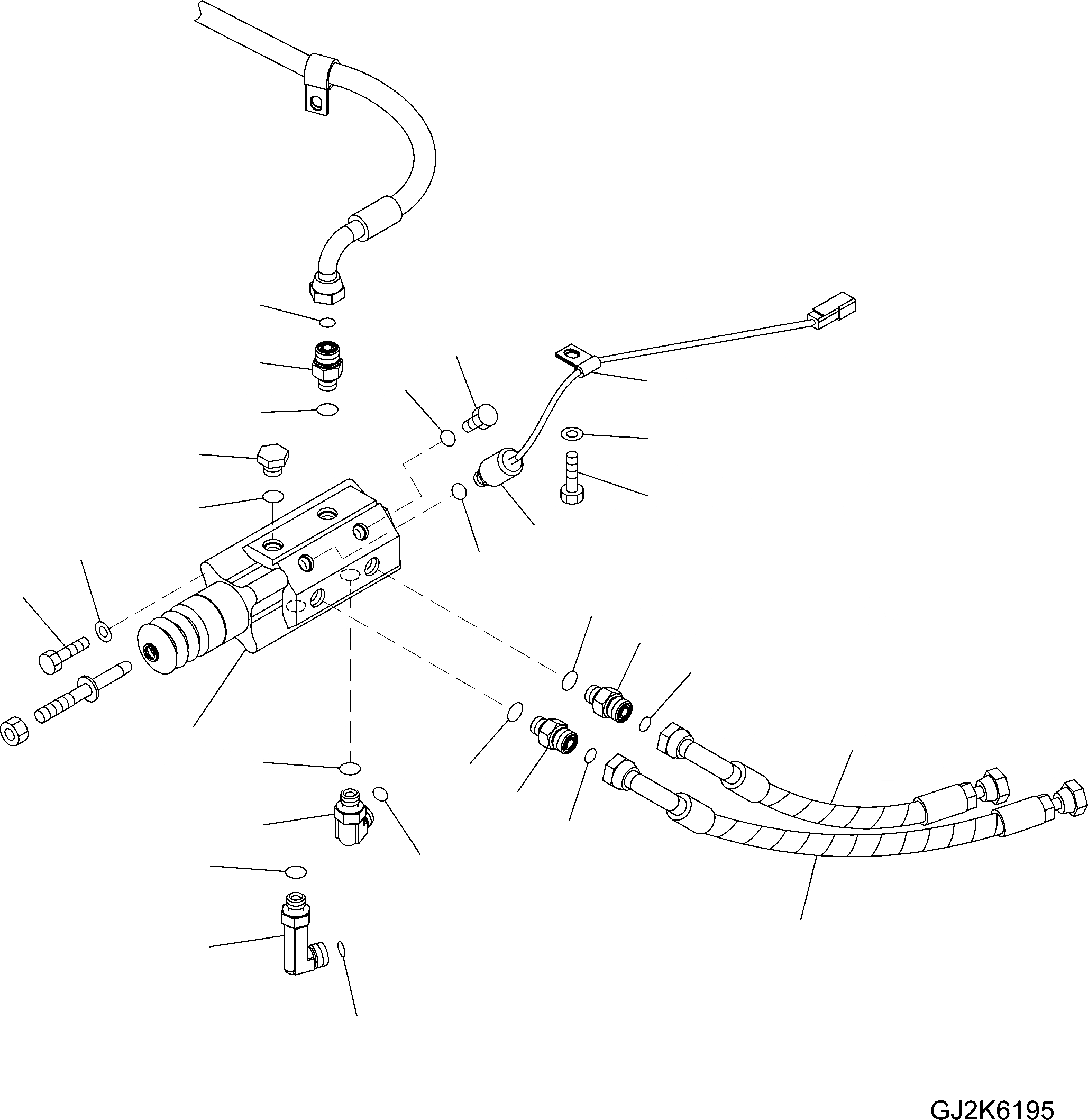 Схема запчастей Komatsu WA430-6E0 - КАБИНА ROPS (ТОРМОЗНОЙ КЛАПАН) K OPERATORґS ОБСТАНОВКА И СИСТЕМА УПРАВЛЕНИЯ