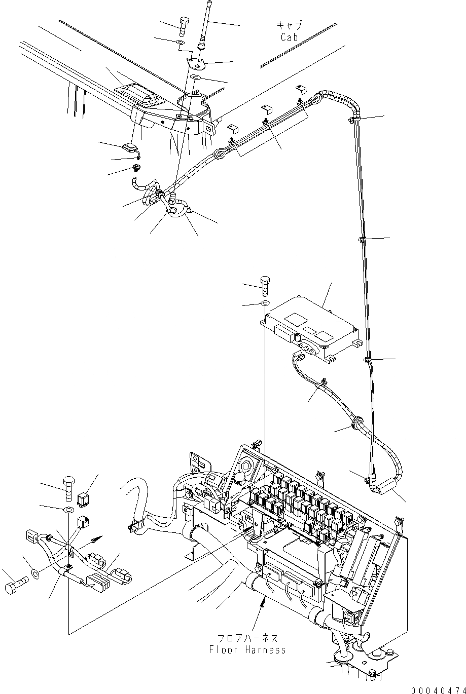 Схема запчастей Komatsu WA430-6E0 - KOMTRAX K OPERATORґS ОБСТАНОВКА И СИСТЕМА УПРАВЛЕНИЯ