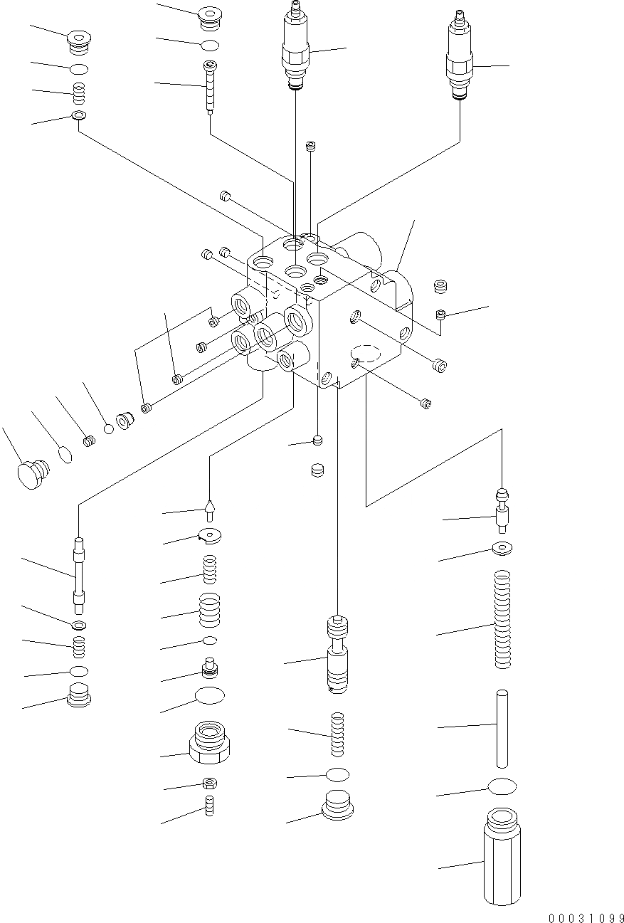 Схема запчастей Komatsu WA430-6E0 - УПРАВЛ-Е ТОРМОЗОМ (КЛАПАН АККУМУЛЯТОРА) K OPERATORґS ОБСТАНОВКА И СИСТЕМА УПРАВЛЕНИЯ