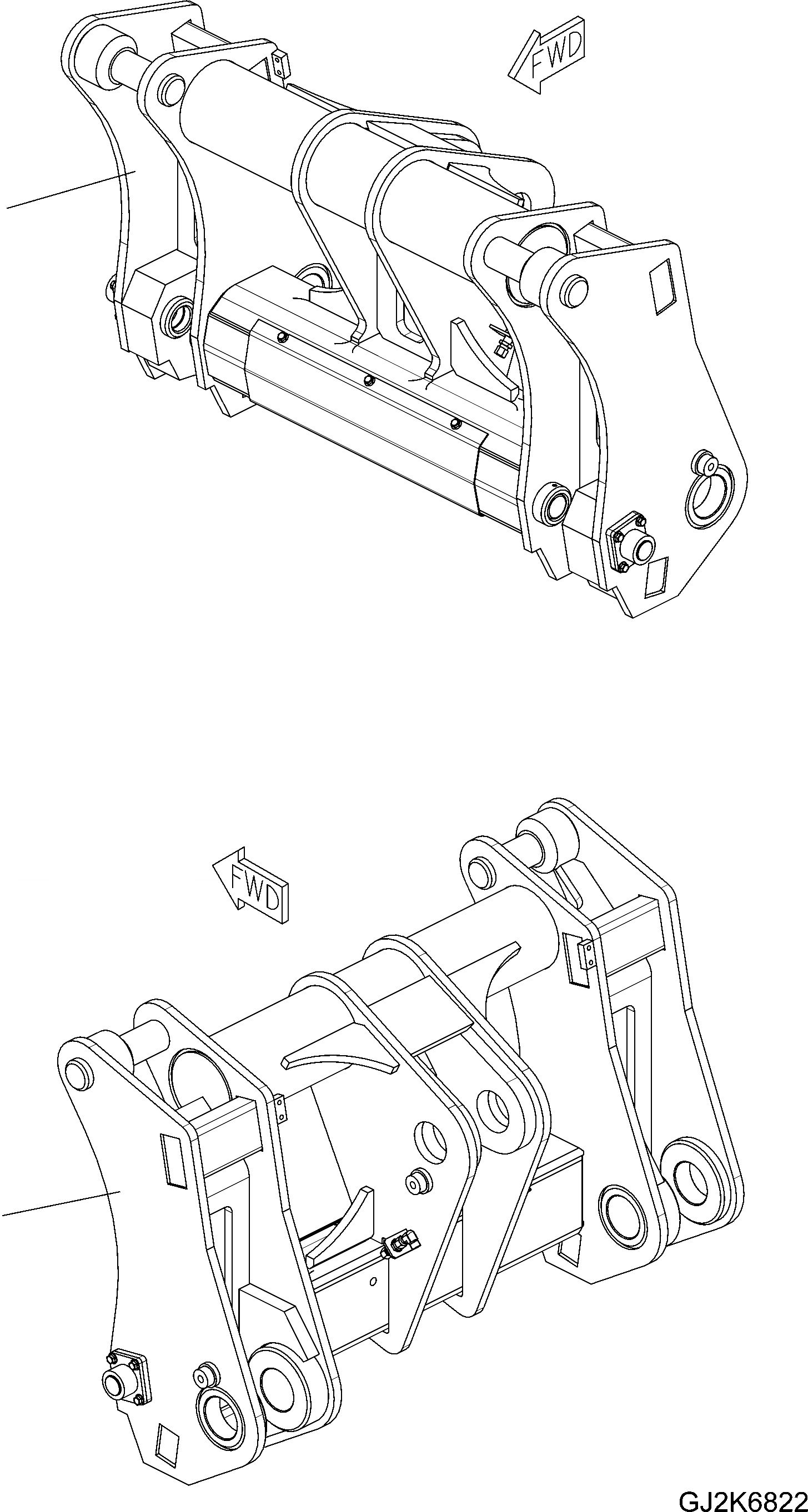 Схема запчастей Komatsu WA430-6E0 - БЫСТРОСЪЕМН. МЕХ-М (/) T РАБОЧЕЕ ОБОРУДОВАНИЕ