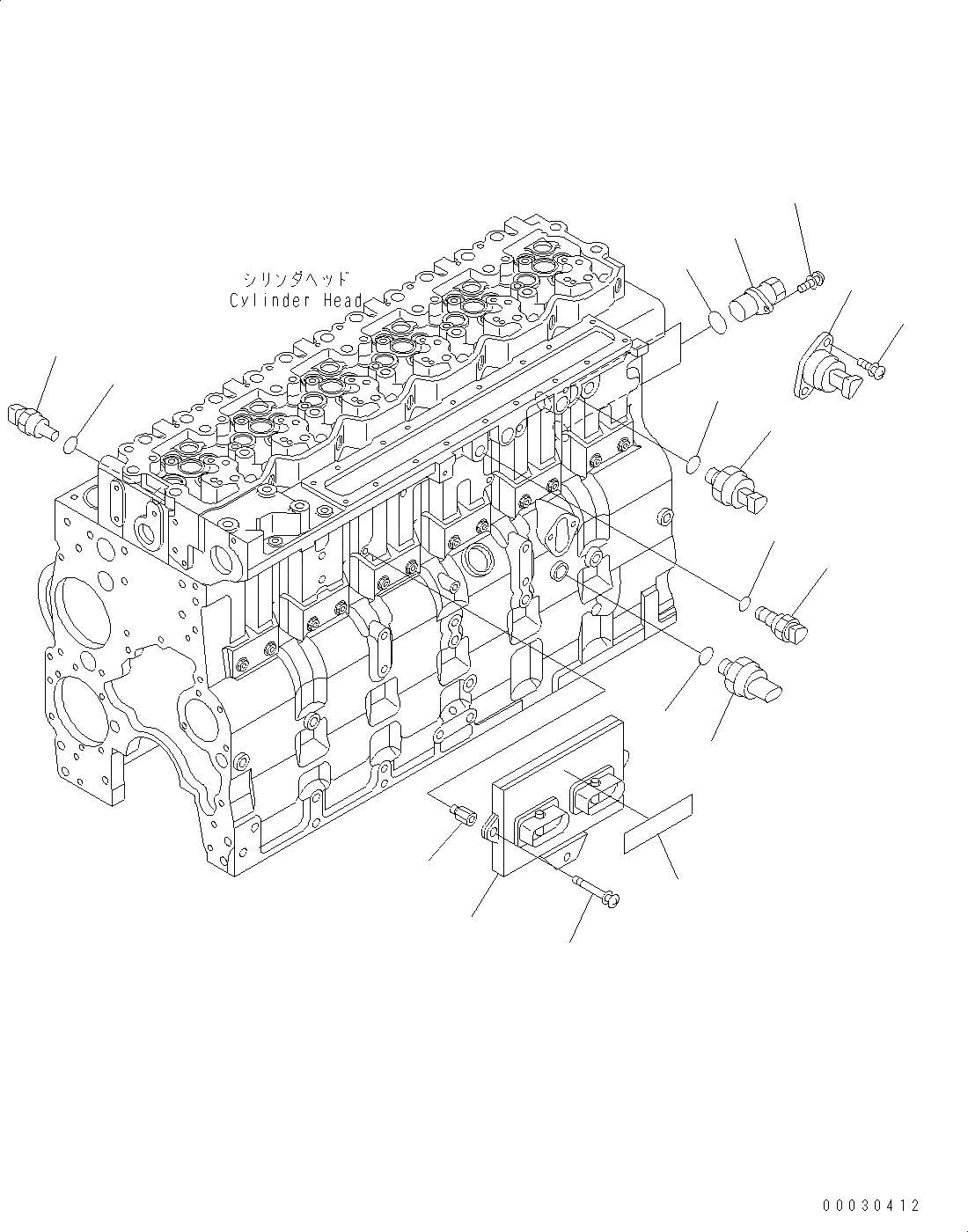 Схема запчастей Komatsu WA430-6 - ЭЛЕКТР. УПРАВЛ-Е MODULE AA ДВИГАТЕЛЬ