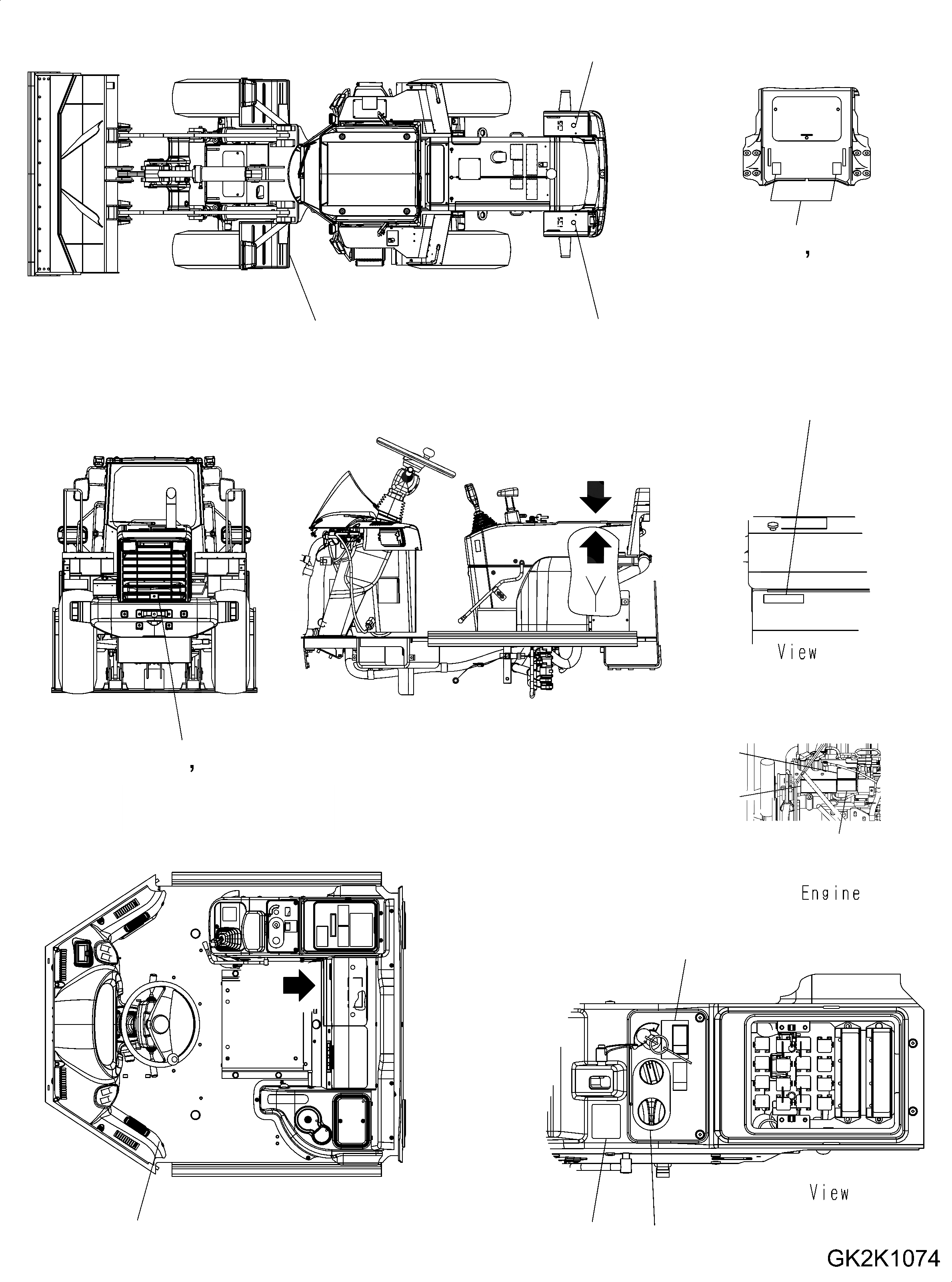 Схема запчастей Komatsu WA430-6 - ТАБЛИЧКИ (COMMON ЧАСТИ) (/) U МАРКИРОВКА