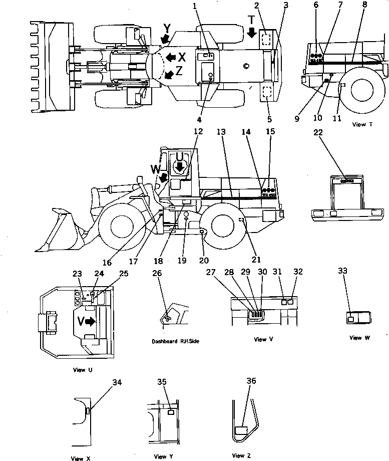 Схема запчастей Komatsu WA450-1 - МАРКИРОВКА (ФРАНЦИЯ)(№-9999) МАРКИРОВКА¤ ИНСТРУМЕНТ И РЕМКОМПЛЕКТЫ