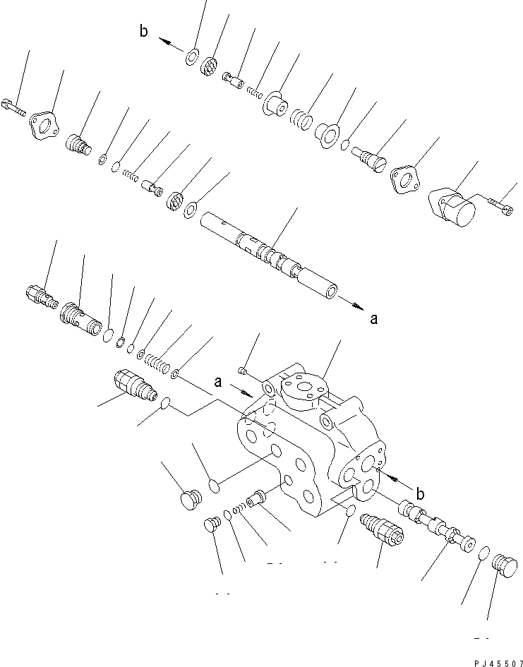 Схема запчастей Komatsu WA450-3 - КЛАПАН РУЛЕВОГО УПРАВЛЕНИЯ (ВНУТРЕННИЕ ЧАСТИ КЛАПАНА РУЛ. УПРАВЛЕНИЯ) ГИДРАВЛИКА