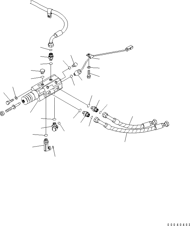 Схема запчастей Komatsu WA450-6 - КАБИНА ROPS (ТОРМОЗНОЙ КЛАПАН) КАБИНА ОПЕРАТОРА И СИСТЕМА УПРАВЛЕНИЯ