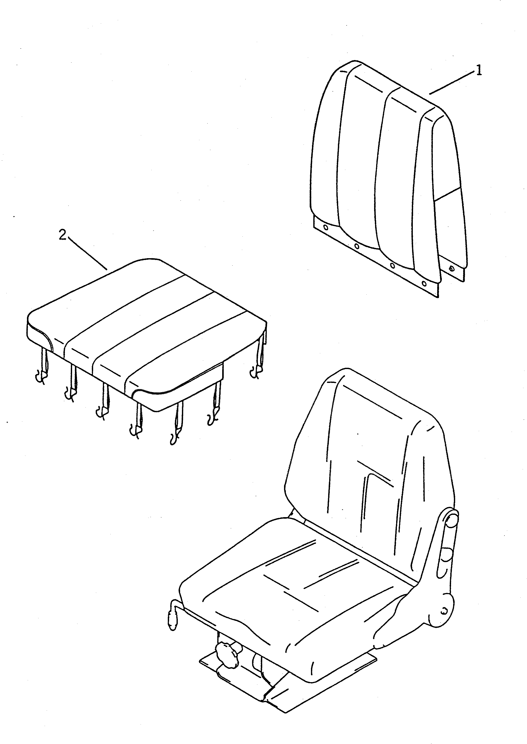 Схема запчастей Komatsu WA470-1 - СИДЕНЬЕ COVER(№-) РАМА И ЧАСТИ КОРПУСА