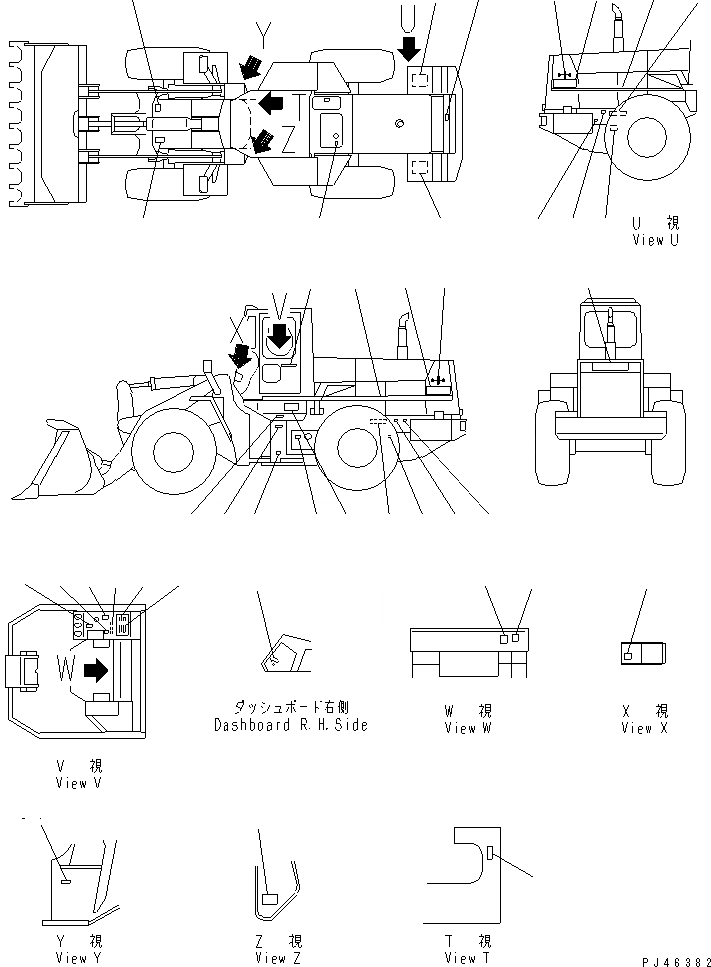 Схема запчастей Komatsu WA470-1 - МАРКИРОВКА (ИРАН)(№-) МАРКИРОВКА¤ ИНСТРУМЕНТ И РЕМКОМПЛЕКТЫ