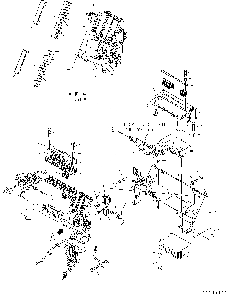 Схема запчастей Komatsu WA470-6 - КАБИНА ROPS (ЭЛЕКТРИЧ. ЧАСТИ) (MONOCOQUE ТИП)(№8-) КАБИНА ОПЕРАТОРА И СИСТЕМА УПРАВЛЕНИЯ