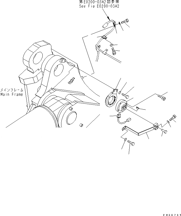 Схема запчастей Komatsu WA470-5 - ПЕРЕДН. Э/ПРОВОДКА (POTENTIOMETER) (ДЛЯ ПОГРУЗ. МАТЕРИАЛER И E.P.C. РЫЧАГ) ЭЛЕКТРИКА