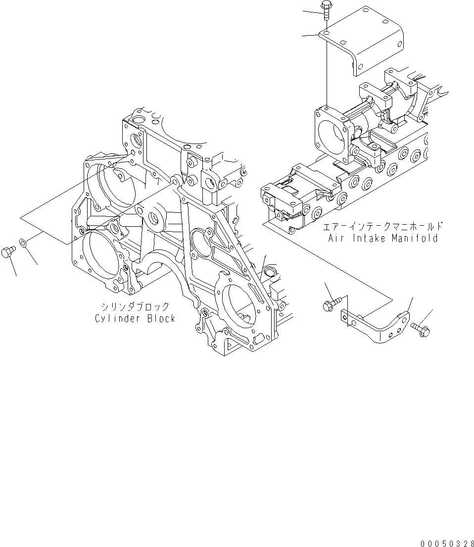 Схема запчастей Komatsu WA470-6 LC - АНТИКОРРОЗ. ЭЛЕМЕНТ (БЕЗ RESISTOR СПЕЦ-Я.) AA ДВИГАТЕЛЬ