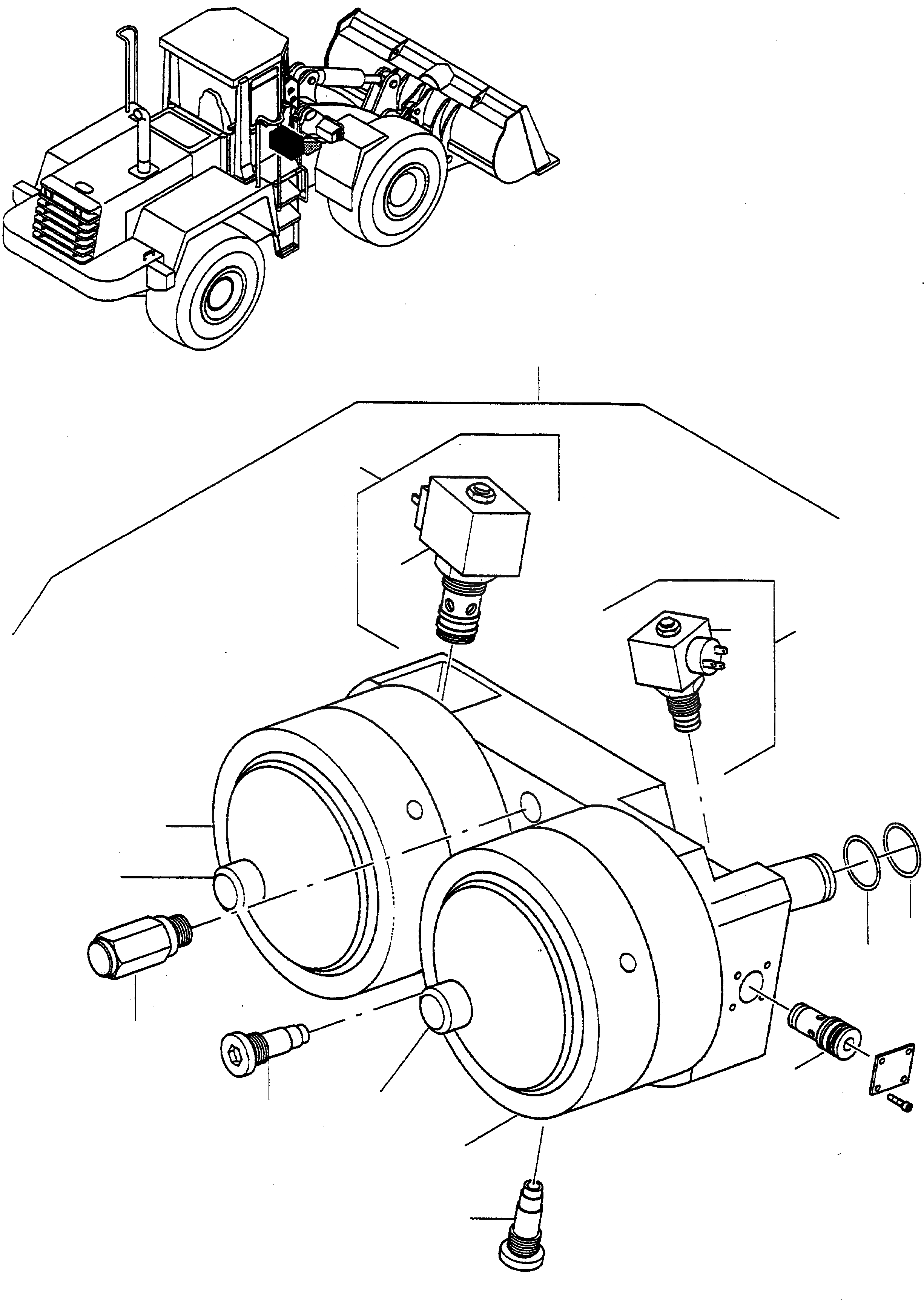 Схема запчастей Komatsu WA470-3 - A.L.S. ОБОРУД-Е, PRESSURE БАК A.L.S. ОБОРУД-Е, СПЕЦ. ОБОРУД-Е