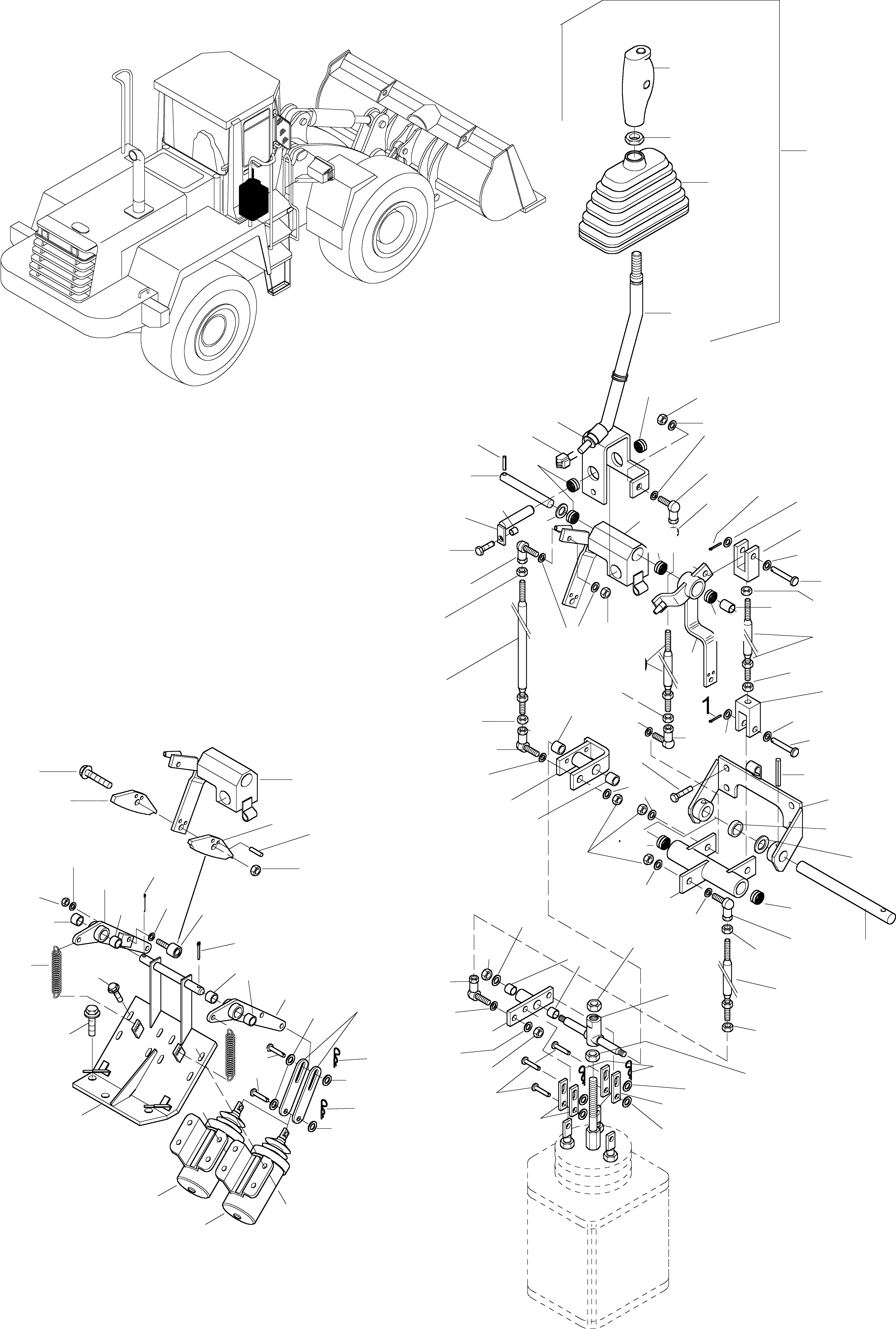 Схема запчастей Komatsu WA470-3 active - УДАЛЕНН. УПРАВЛЯЮЩ. КЛАПАН, РЫЧАГ УПРАВЛ-Е ГИДРАВЛИКА