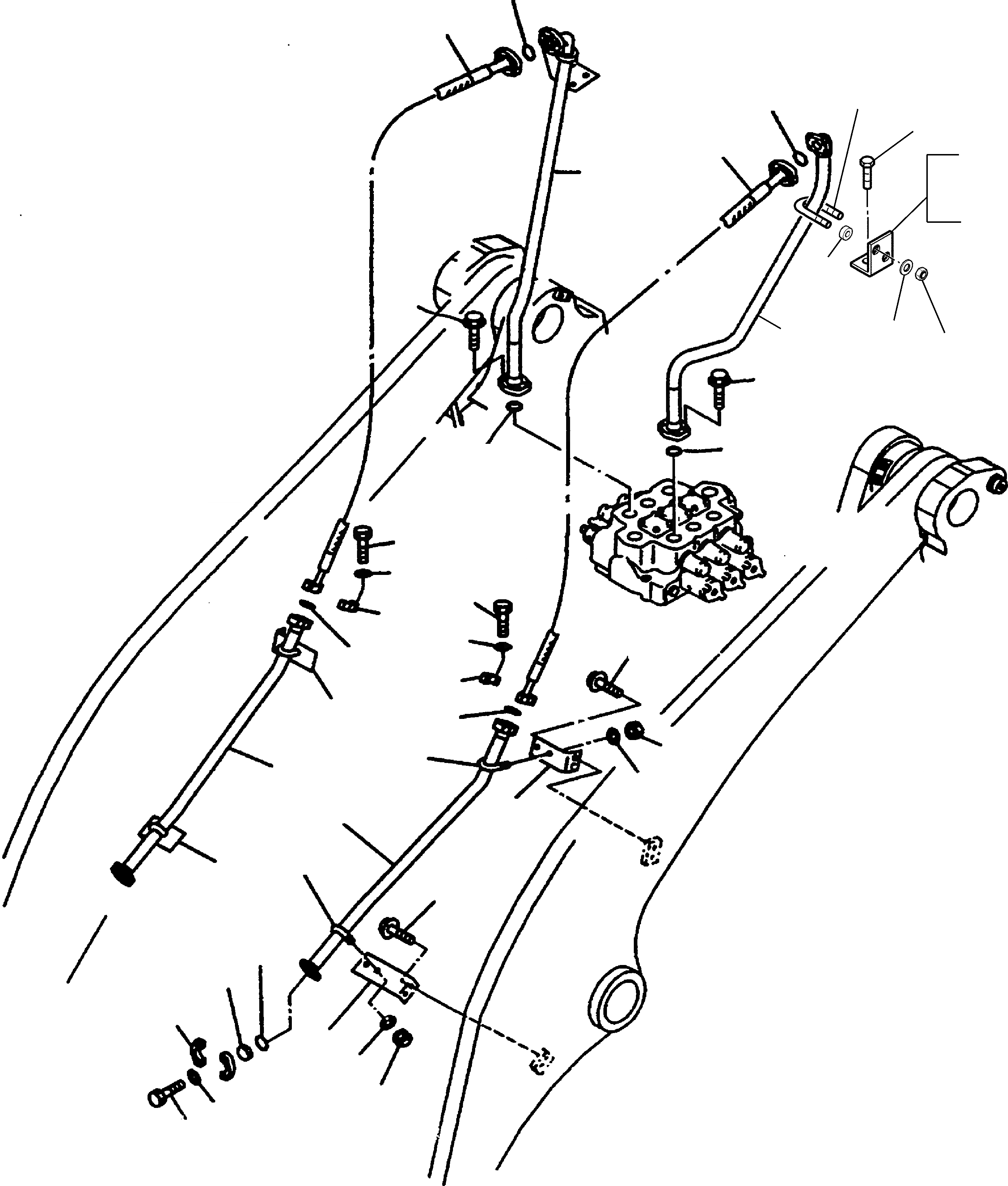 Схема запчастей Komatsu WA470-5 - ТРУБЫS ДЛЯ АКСЕССУАРЫ ОБОРУД-Е, WAYS УПРАВЛЯЮЩ. КЛАПАН ГИДРАВЛИКА