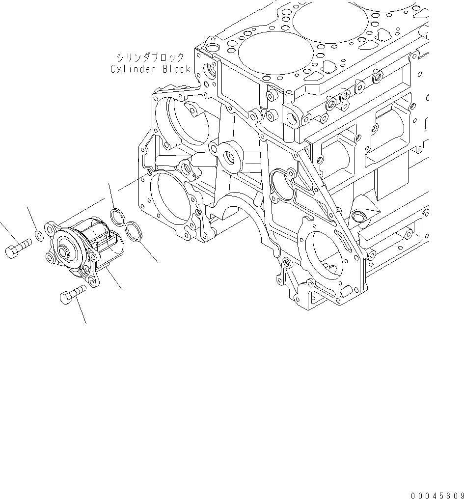 Схема запчастей Komatsu WA480-6 LC - МАСЛ. НАСОС AA ДВИГАТЕЛЬ