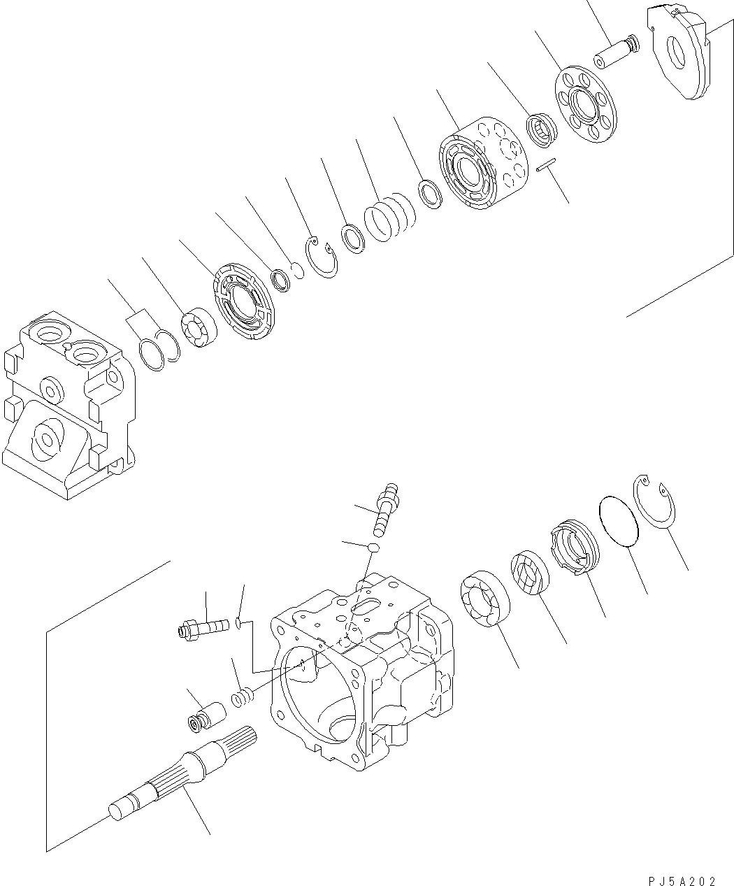 Схема запчастей Komatsu WA480-6 LC - ГИДР. НАСОС. (ВЕНТИЛЯТОР) (/) Y ОСНОВН. КОМПОНЕНТЫ И РЕМКОМПЛЕКТЫ