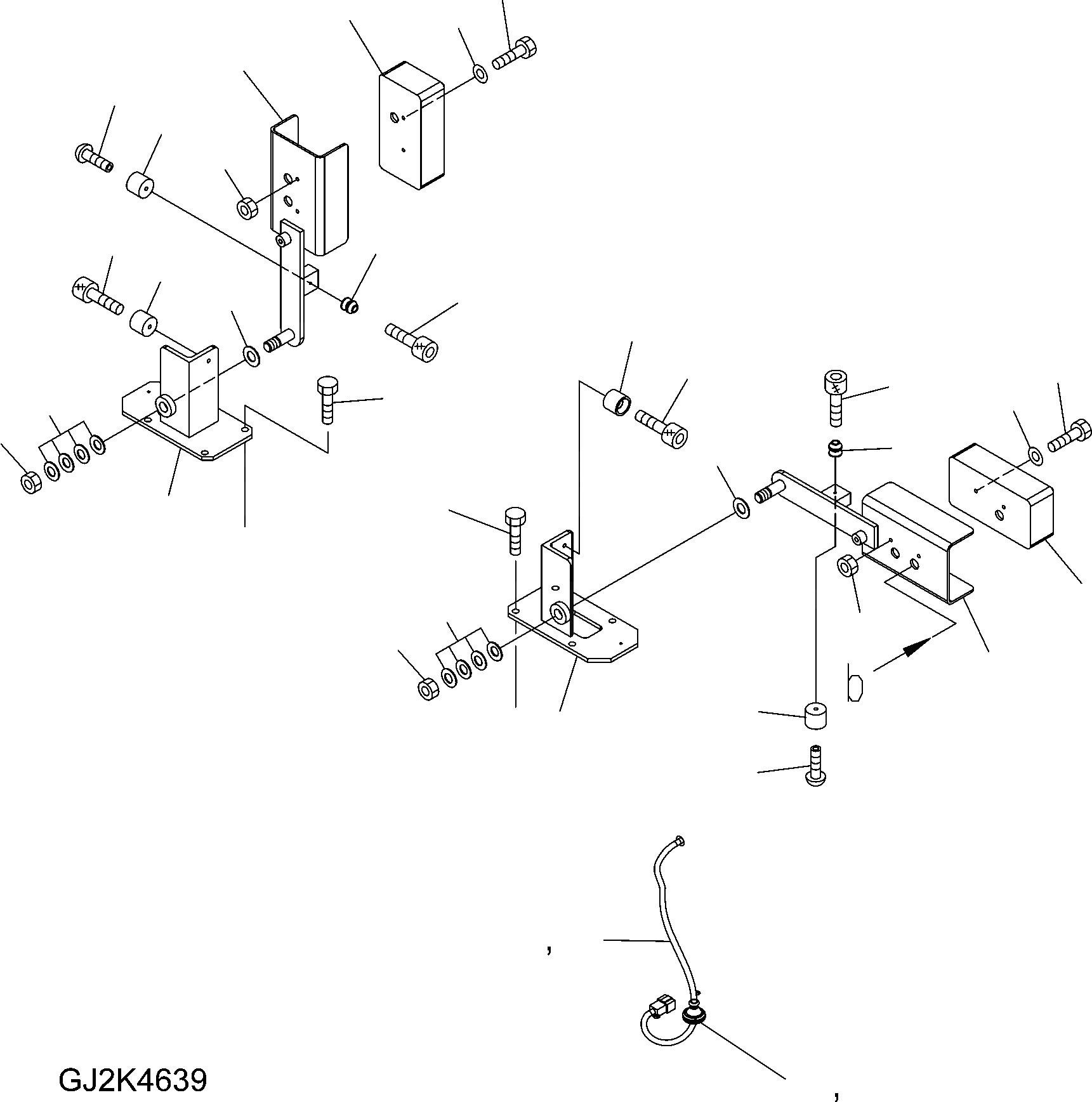 Схема запчастей Komatsu WA480-6 - КОРПУС АККУМУЛЯТОРА (ЗАДН. ФОНАРИ) (С ROAD TRAFFIC REGULATION) E ЭЛЕКТРИКА