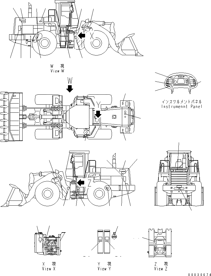 Схема запчастей Komatsu WA500-3 - МАРКИРОВКА (TURKEY) (EC REGULATION)(№-) МАРКИРОВКА