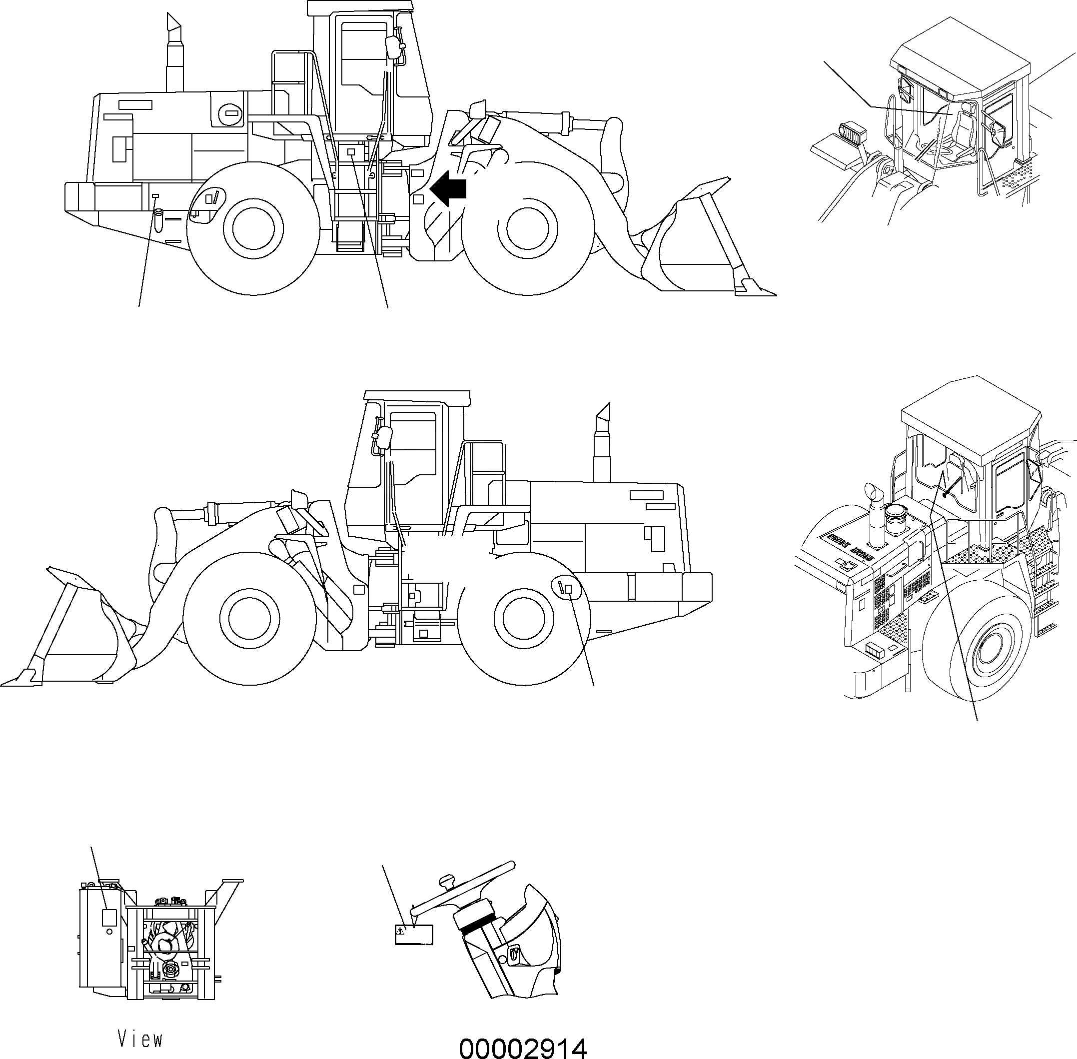 Схема запчастей Komatsu WA500-3H - ТАБЛИЧКИ ИСПАНИЯ U МАРКИРОВКА