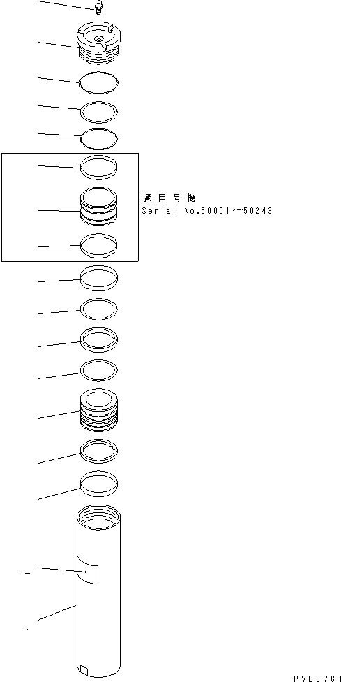 Схема запчастей Komatsu WA500-3 - E.C.S.S. АККУМУЛЯТОР (ВЫС. PRESSURE)(№-89) ОСНОВН. КОМПОНЕНТЫ И РЕМКОМПЛЕКТЫ