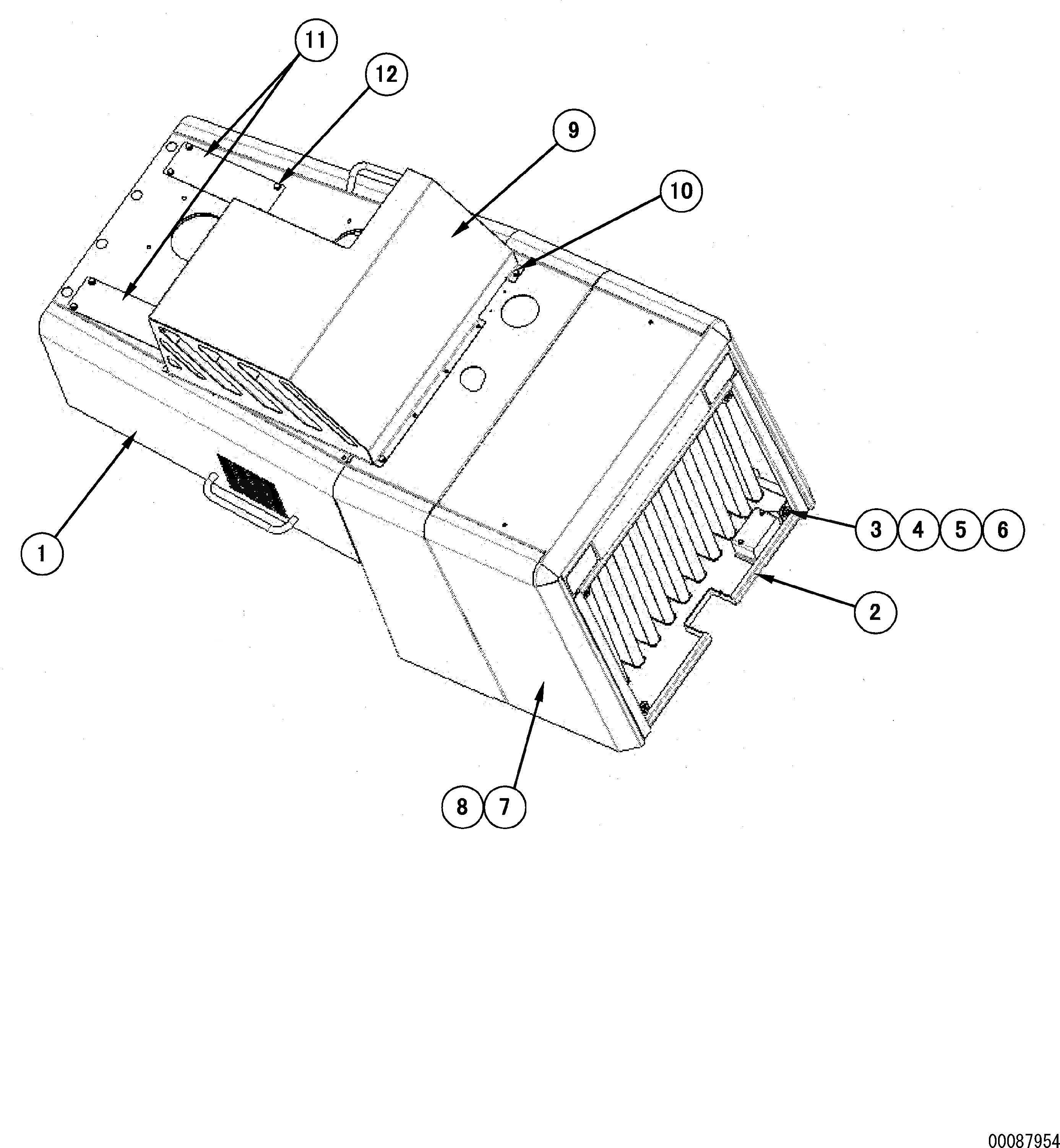 Схема запчастей Komatsu WA500-3 - ДВЕРЦЫ КАПОТА(№9-) ЧАСТИ КОРПУСА