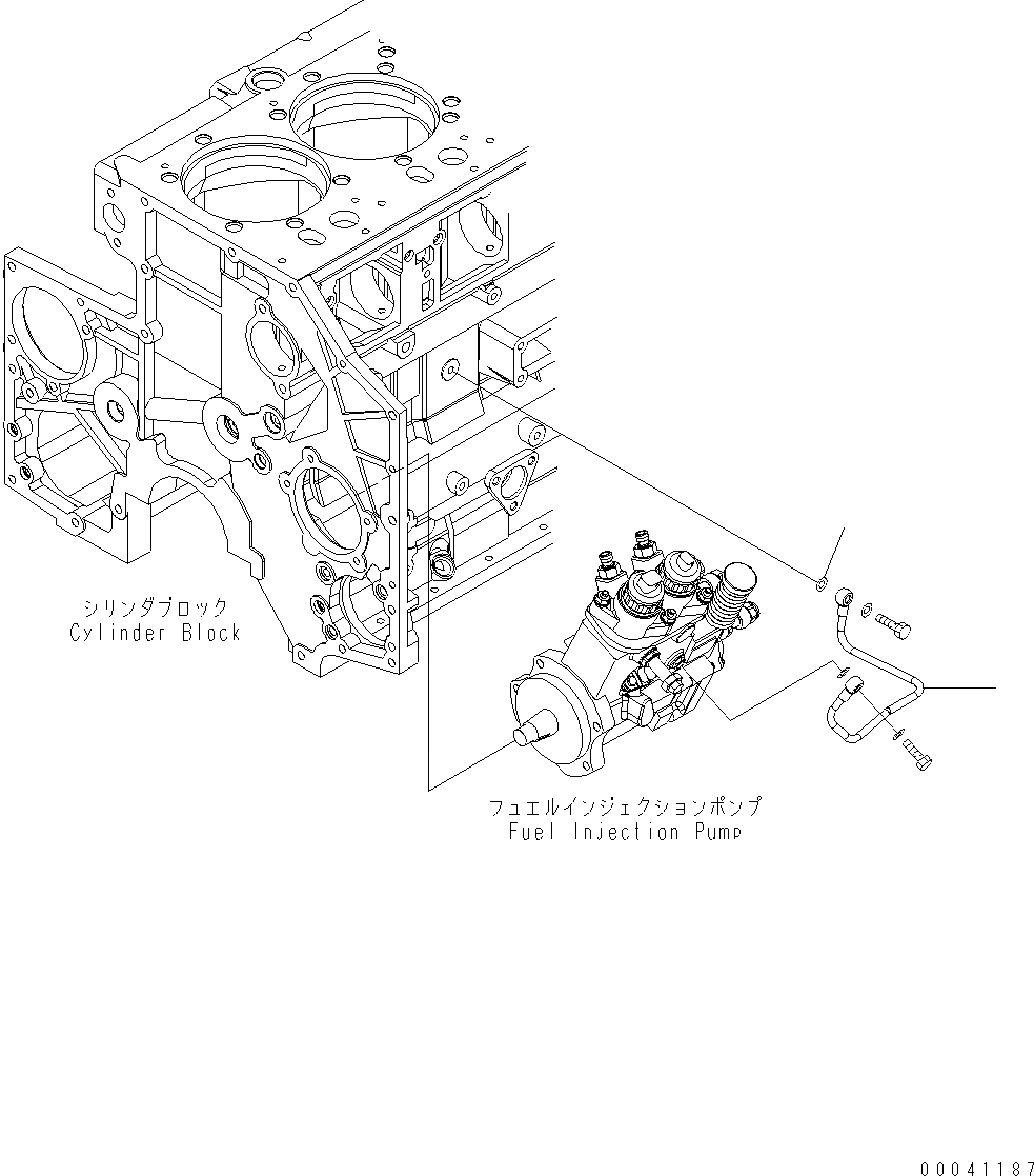 Схема запчастей Komatsu WA500-6 - ТОПЛИВН. НАСОС СМАЗКА AA ДВИГАТЕЛЬ