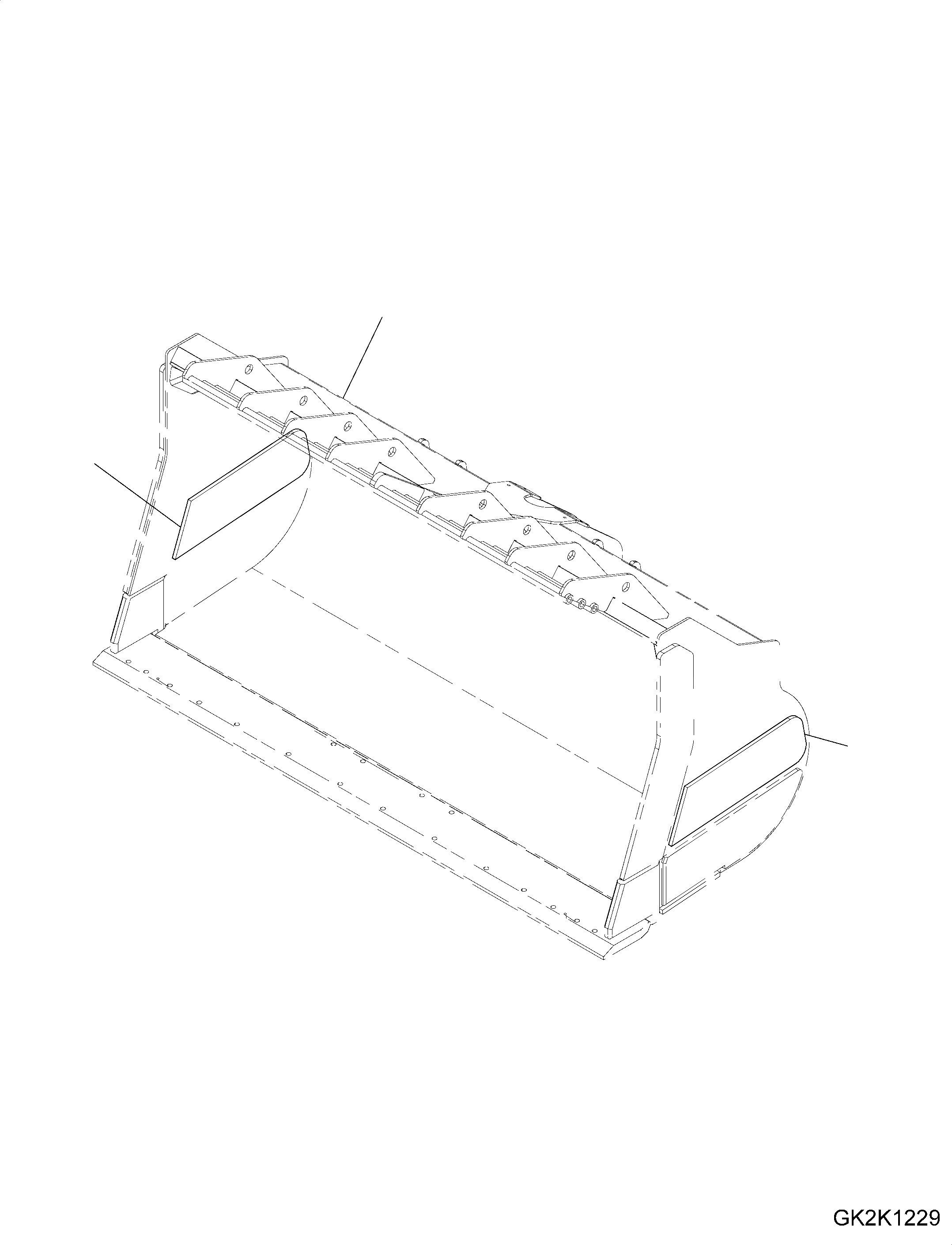 Схема запчастей Komatsu WA500-6 - КОВШ (С WEAR ПЛАСТИНА ) (CODE: S8) T РАБОЧЕЕ ОБОРУДОВАНИЕ