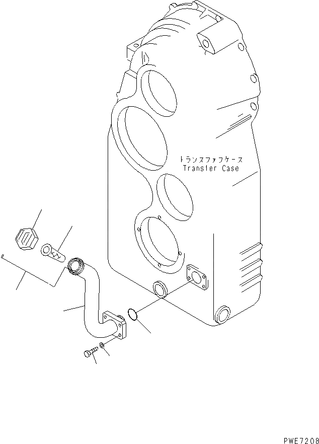 Схема запчастей Komatsu WA600-3 - ТРАНСМИССИЯ (ПЕРЕДАЧА НАПОЛНИТЕЛЬ) ГИДРОТРАНСФОРМАТОР И ТРАНСМИССИЯ